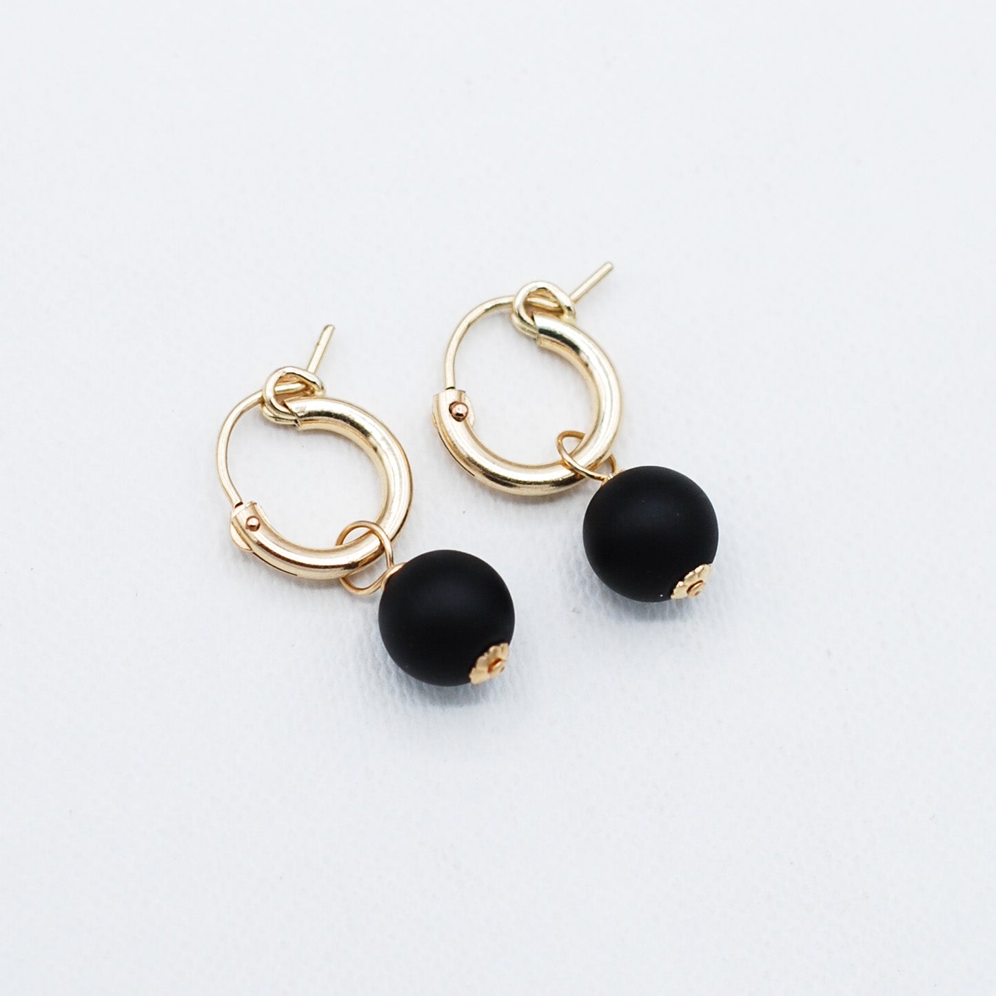 Small 14k Gold Filled Tube Hoops - Jewel Ya