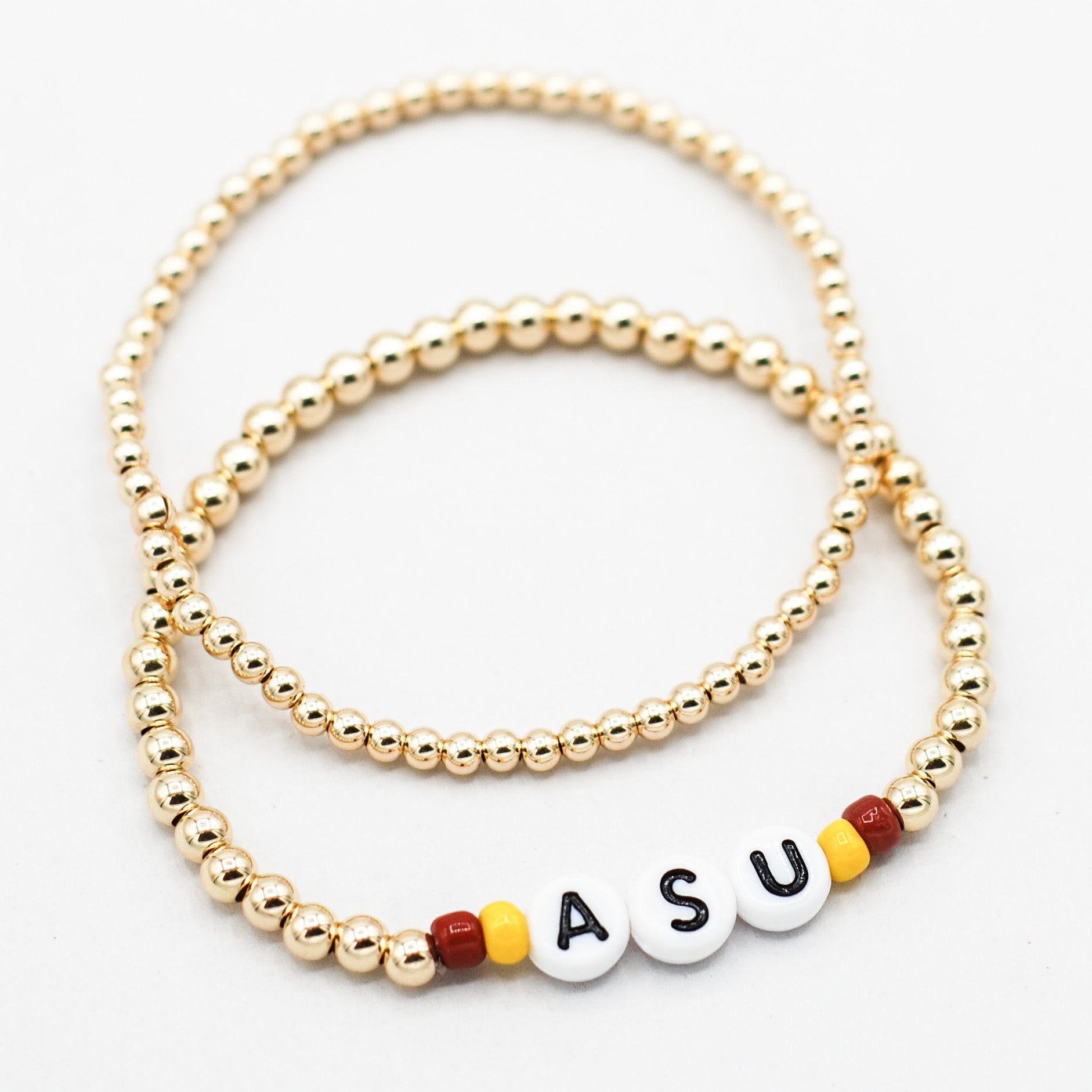 Personalized School Spirit Bracelet Set - Jewel Ya