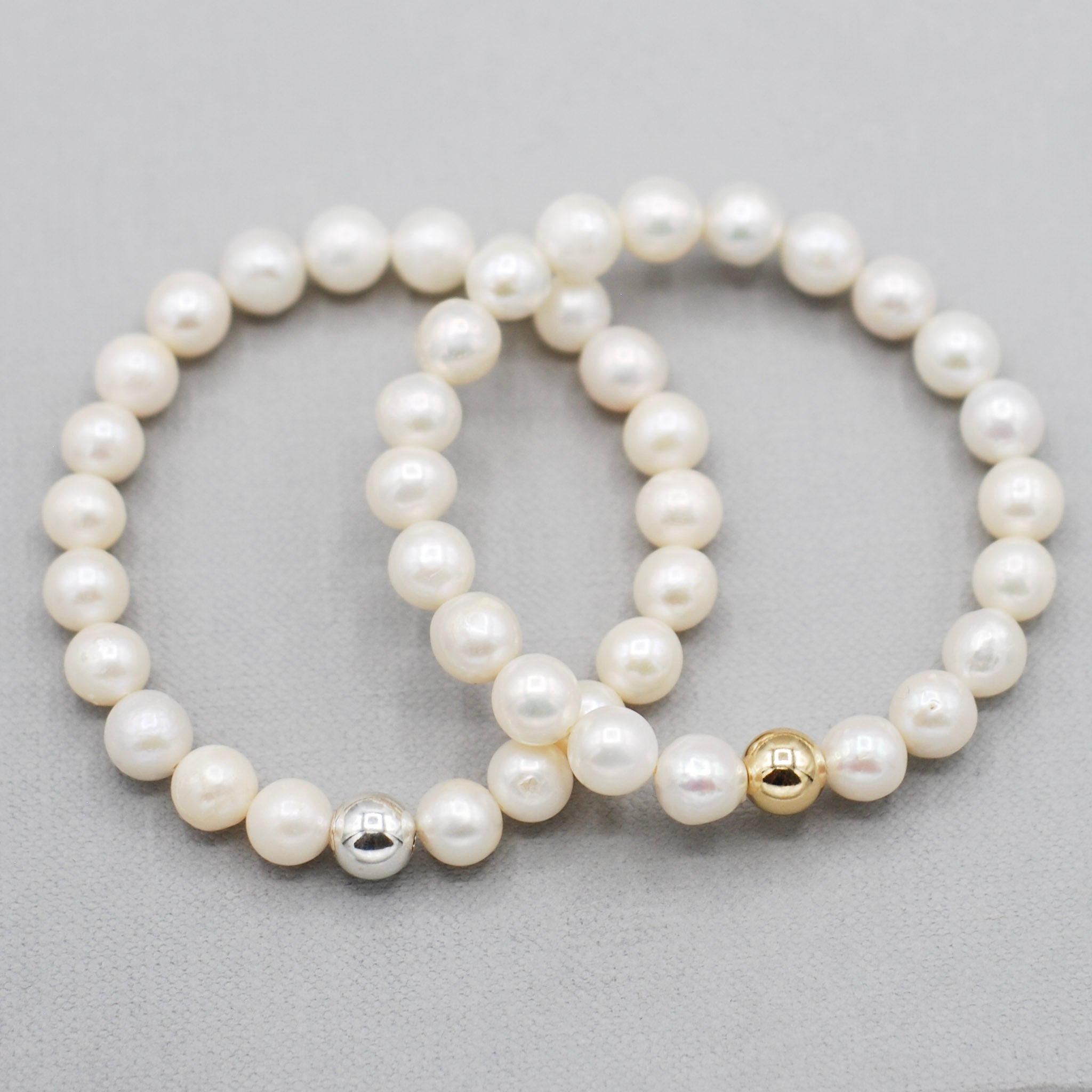 Freshwater Pearl & Beaded Lux Bracelet - Jewel Ya