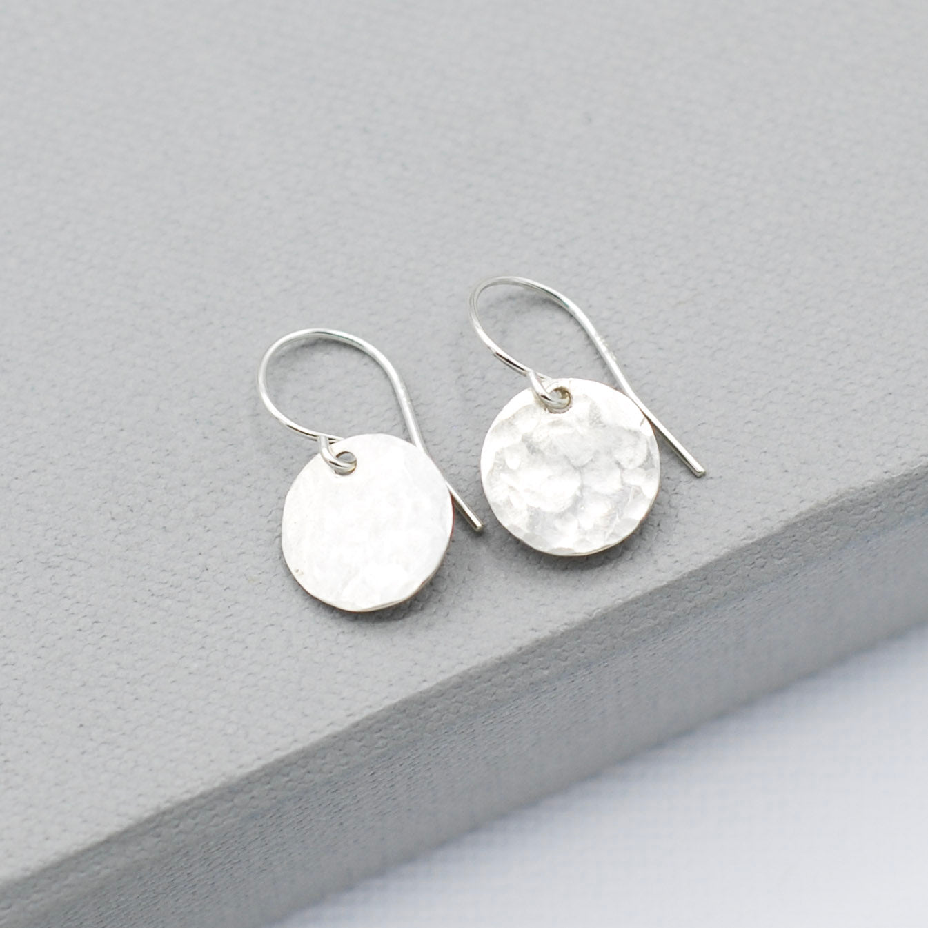 Sterling Silver Disc Earrings - Jewel Ya