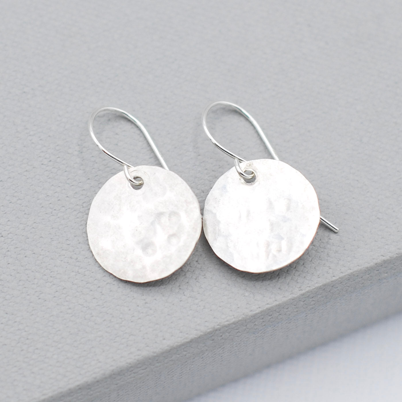 Sterling Silver Hammered Earrings - Jewel Ya