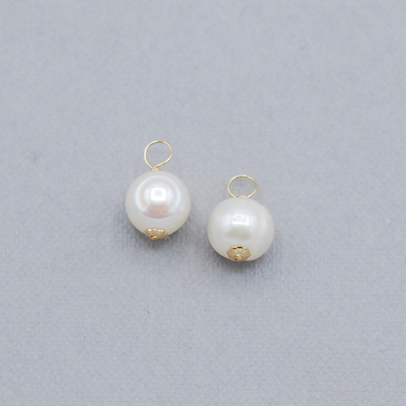 Freshwater Pearl Hoop Drops - Jewel Ya