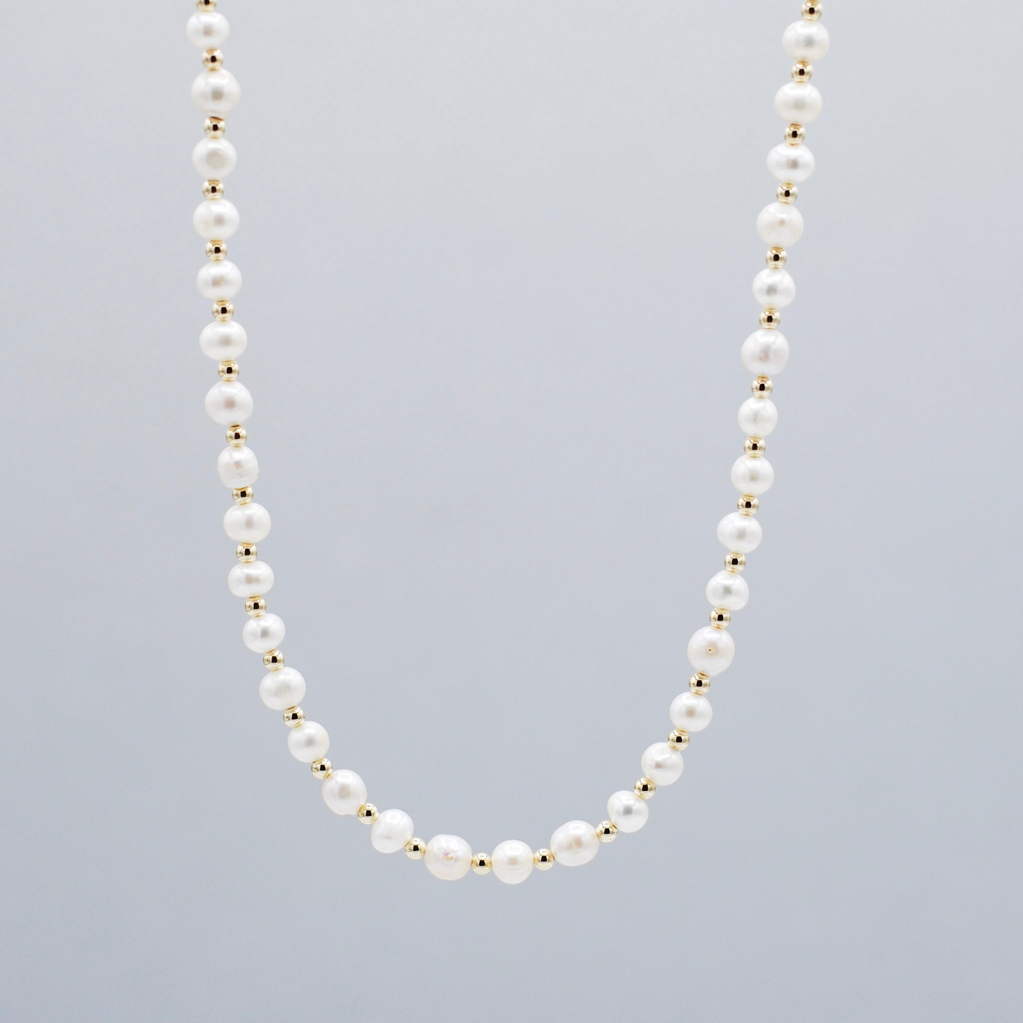 Freshwater Pearl & 14k Gold Filled Necklace - Jewel Ya