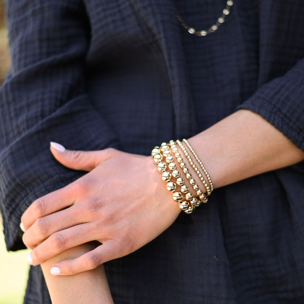 14k Gold Filled Essential Bracelet Stack Set