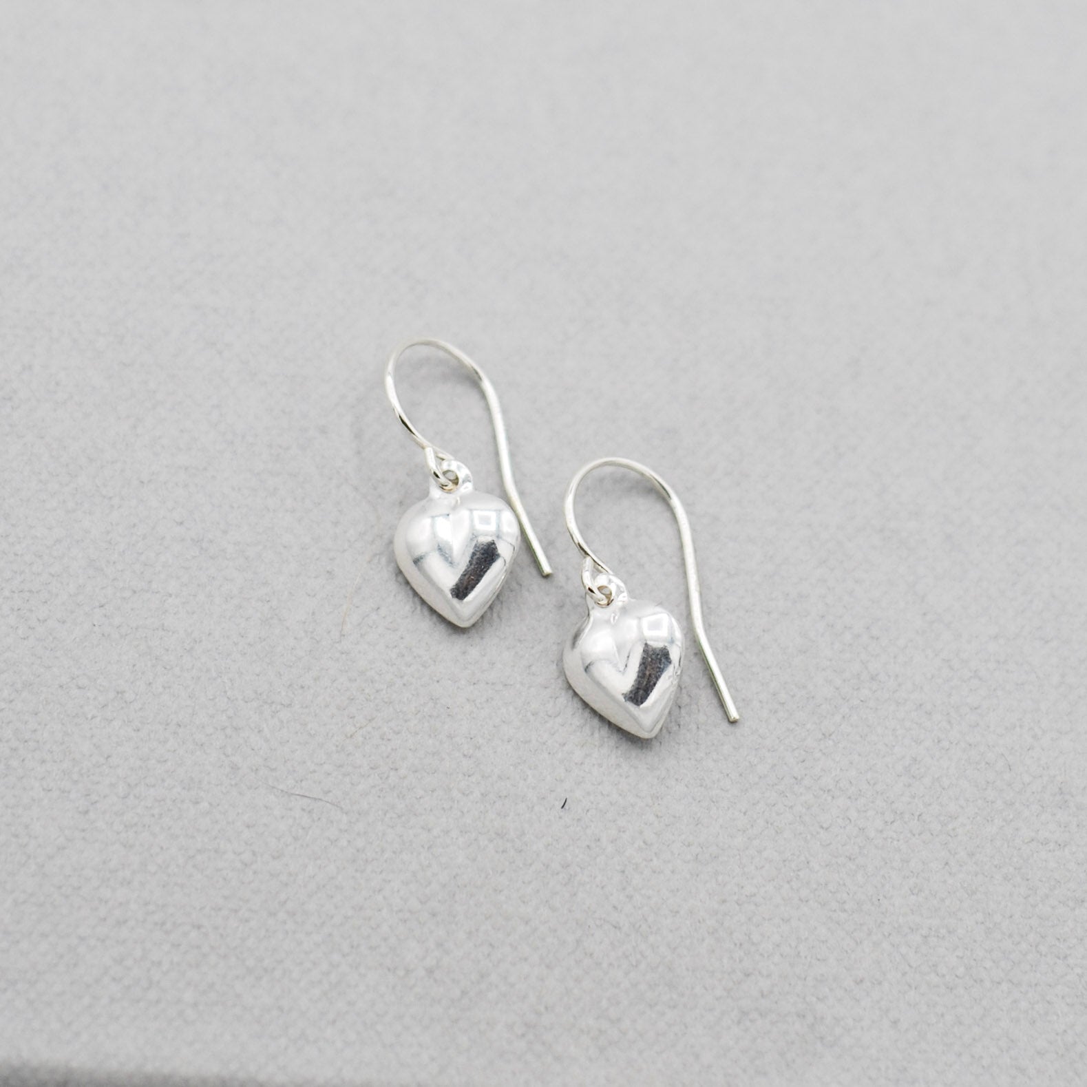 Sterling Silver Heart Earrings - Jewel Ya