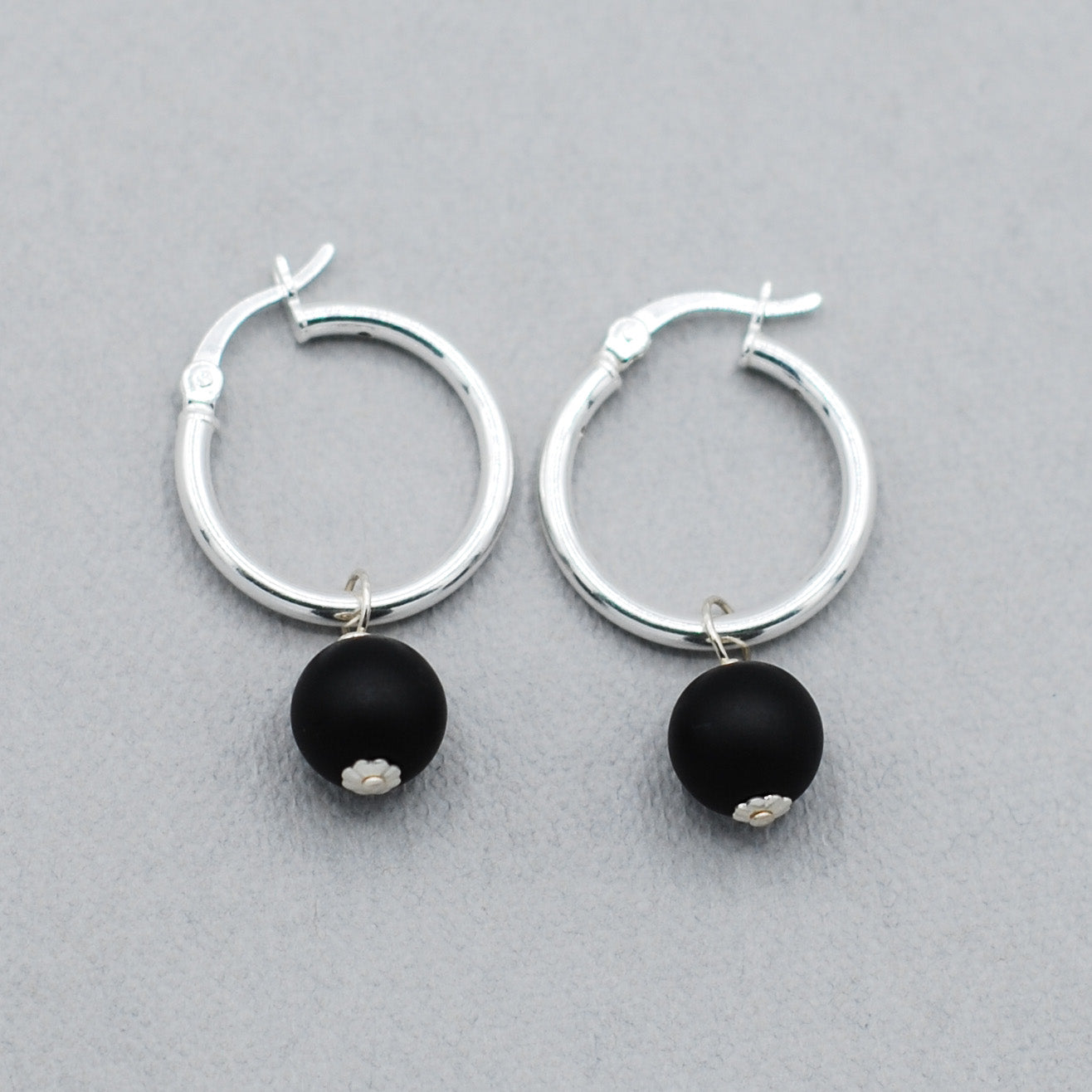 Medium Sterling Silver Tube Hoops - Jewel Ya