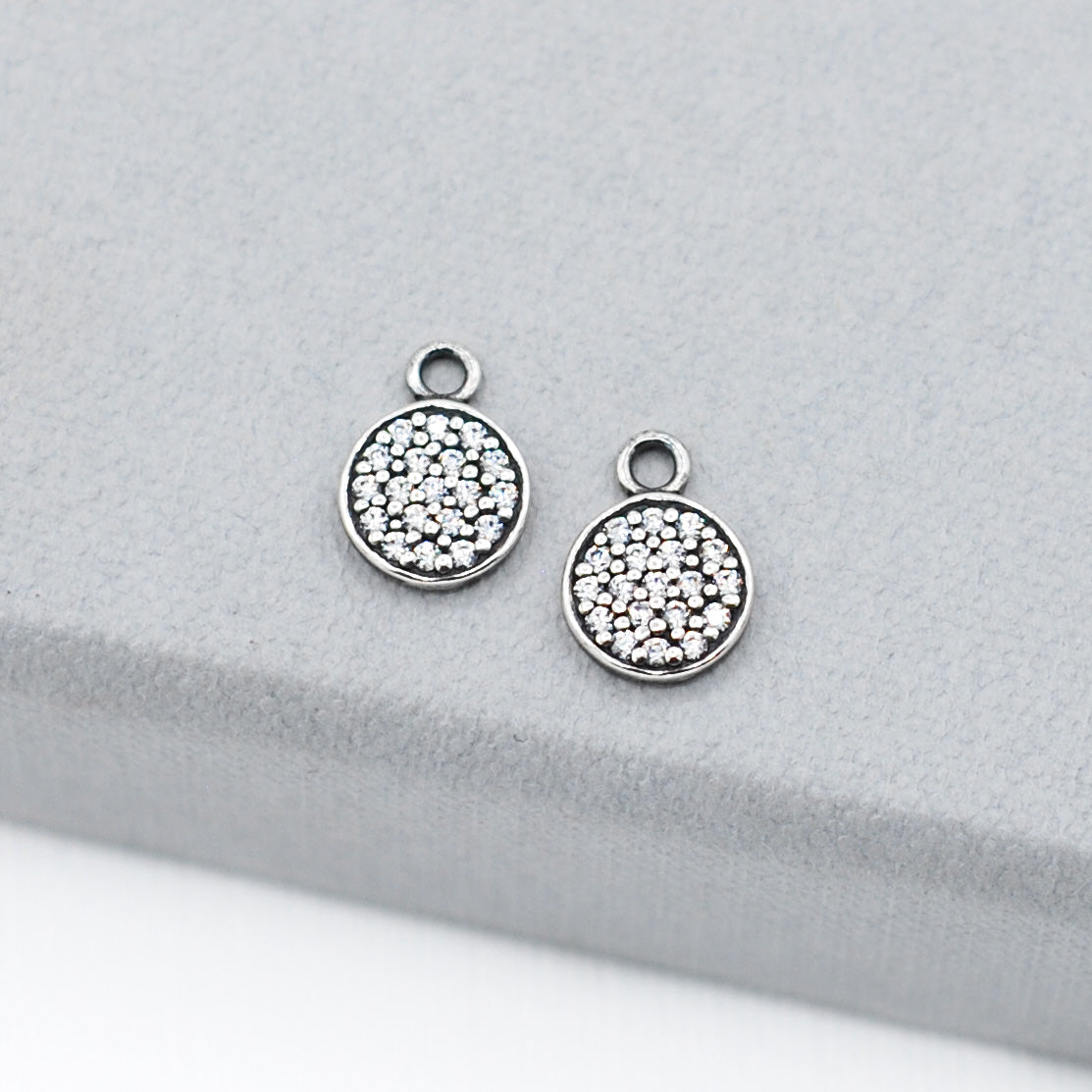 Cubic Zirconia Hoop Drops