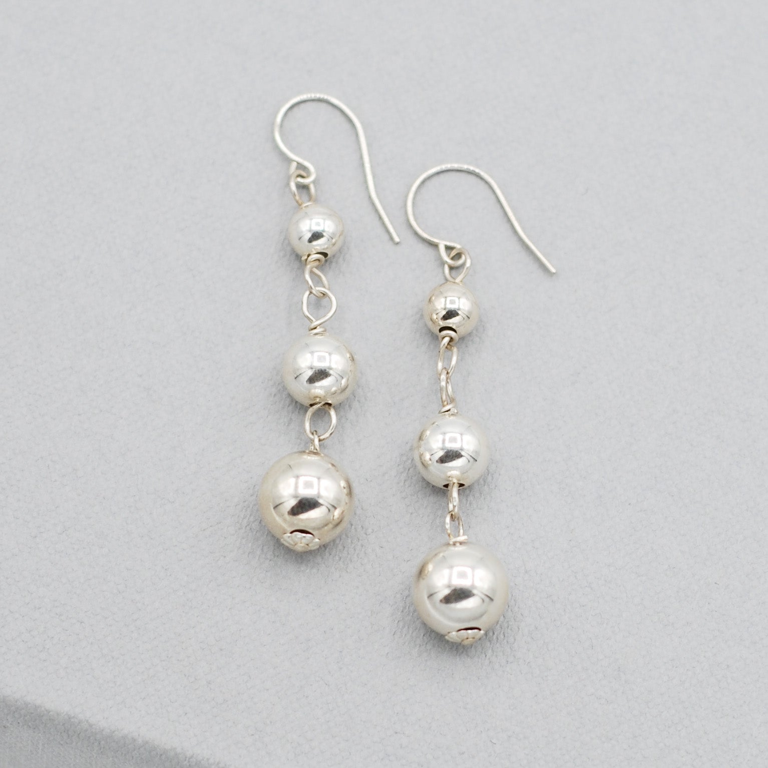 Sterling Silver Ball Earrings - Jewel Ya