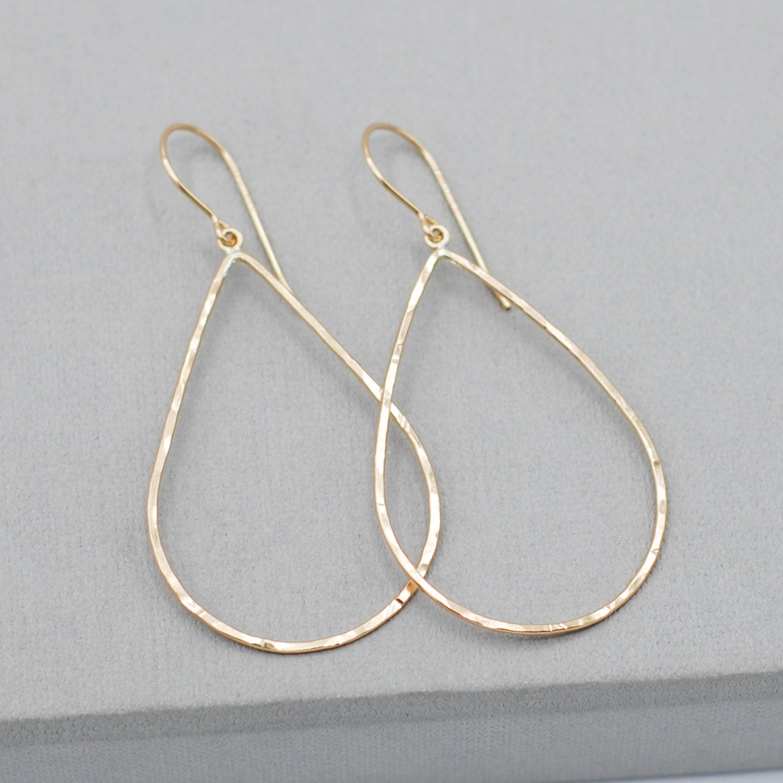 14k Gold Filled Teardrop Earrings - Jewel Ya