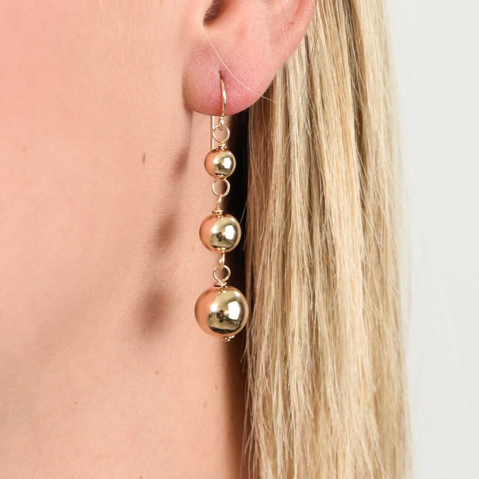 14k Gold Filled Ball Earrings - Jewel Ya
