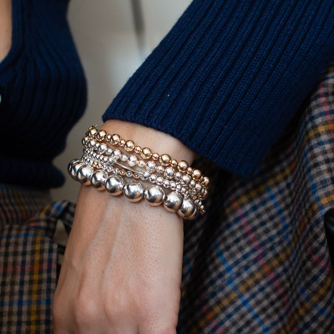 10mm Sterling Silver Bracelet - Jewel Ya