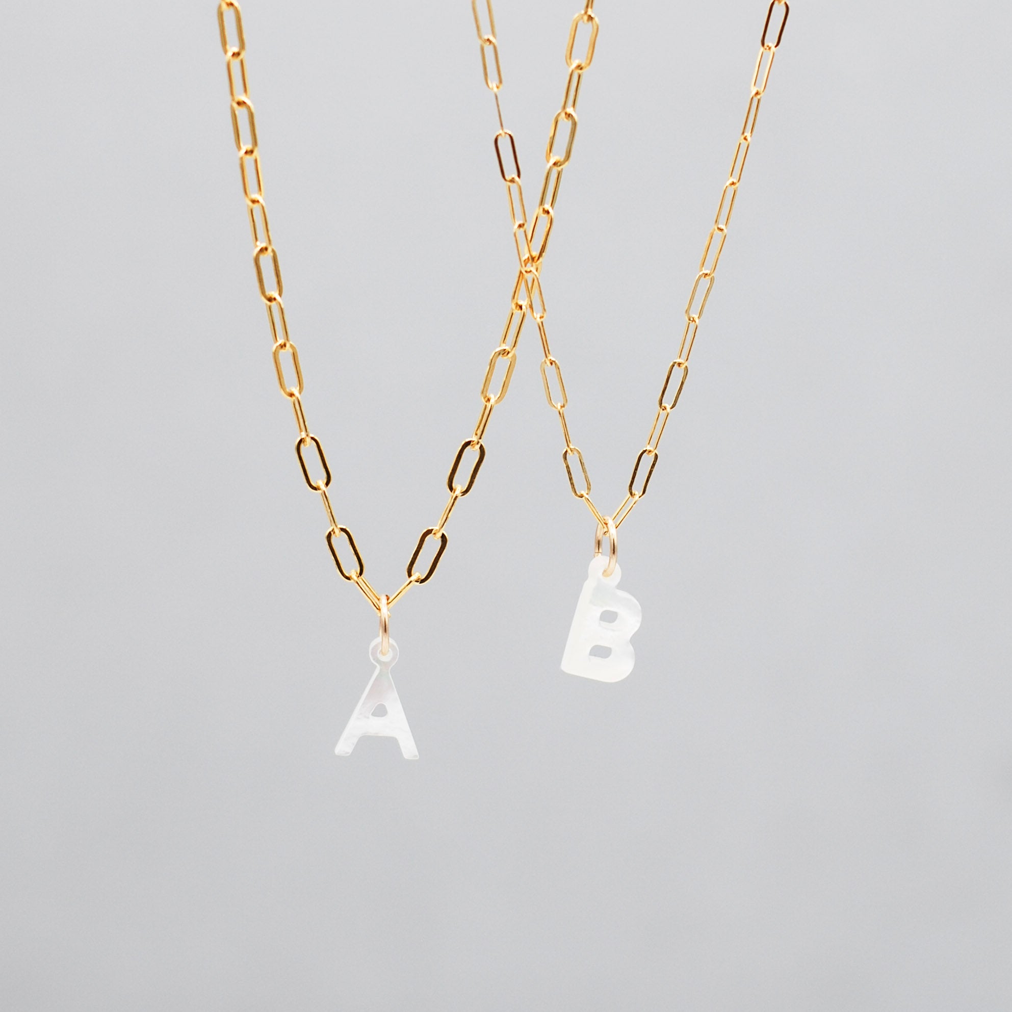 Mother of Pearl Initial Alphabet Charm - Jewel Ya