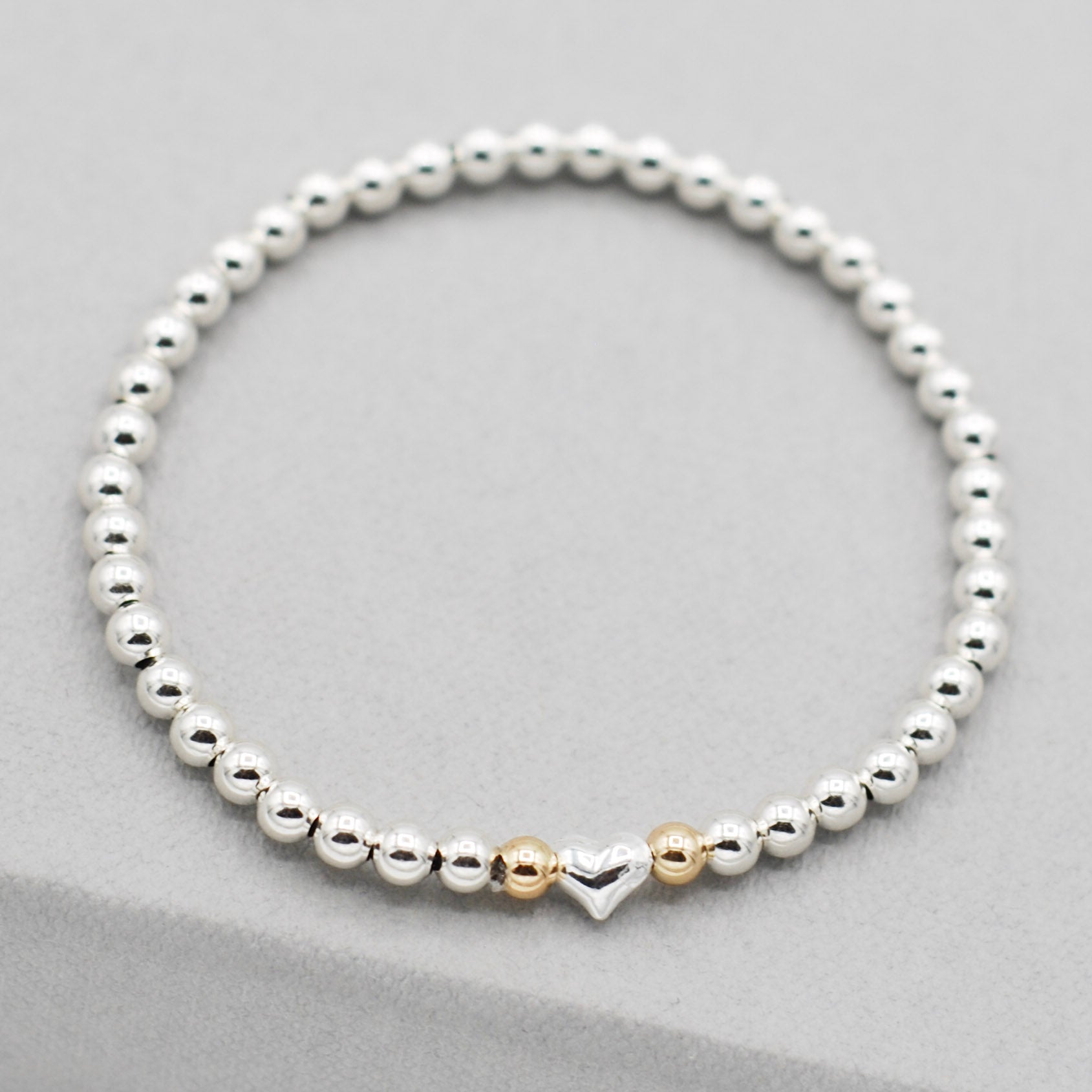 Beaded Lux Heart Bracelet - Jewel Ya