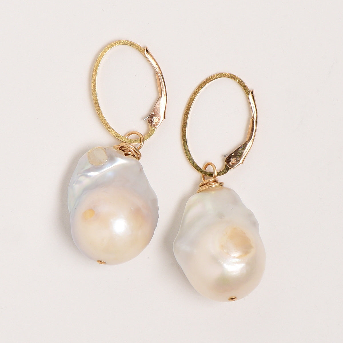Clip Hoops & Freshwater Pearl Drops