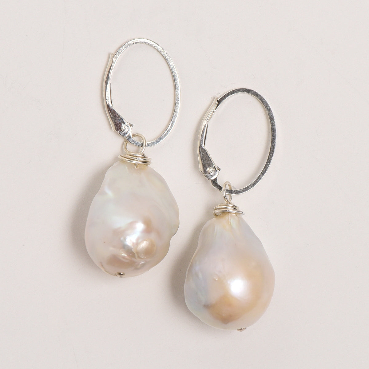 Clip Hoops & Freshwater Pearl Drops