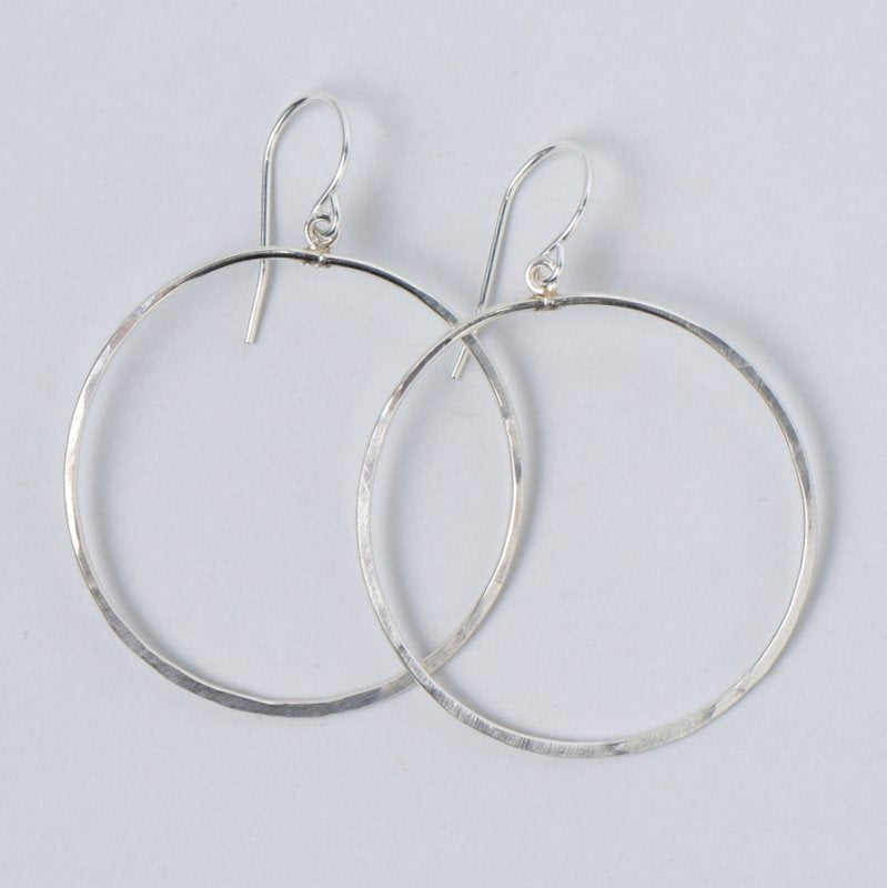 Sterling Silver Hand Shaped Earrings