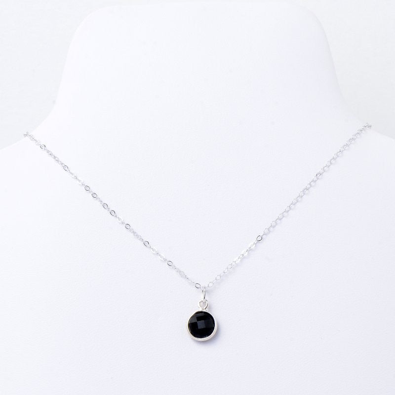 Black Onyx & Sterling Silver Necklace