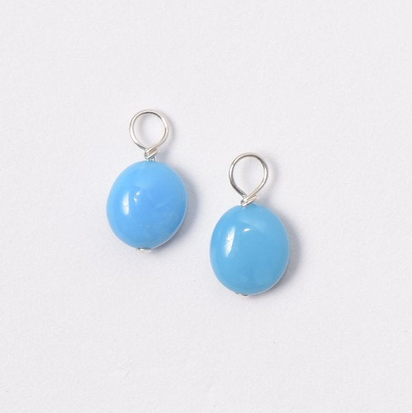 Sleeping Beauty Turquoise Hoop Drops