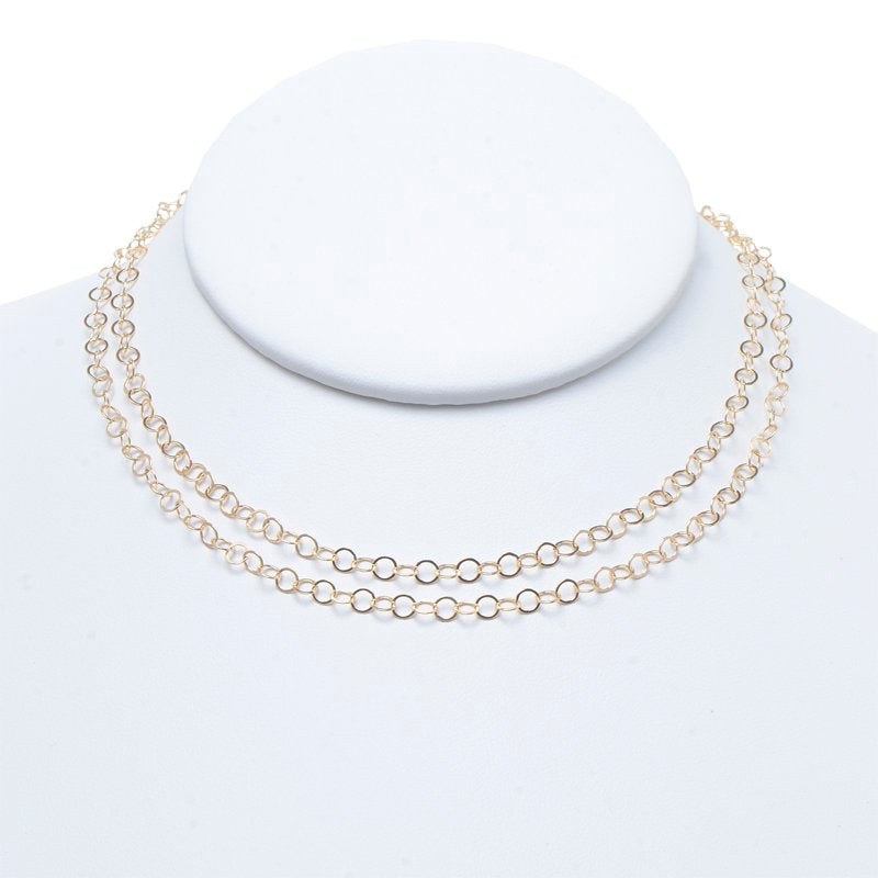 3mm Goldfill Long Chain