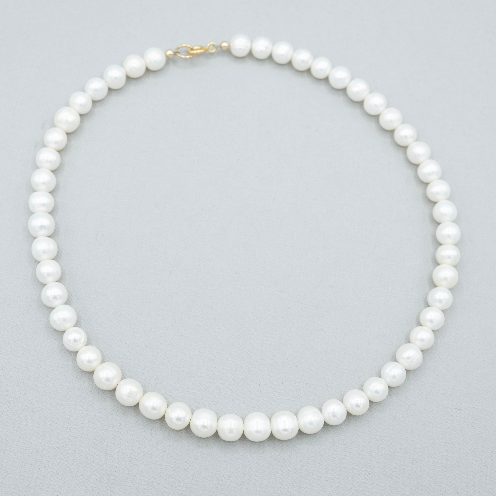 10mm Freshwater Pearl Beaded Necklace