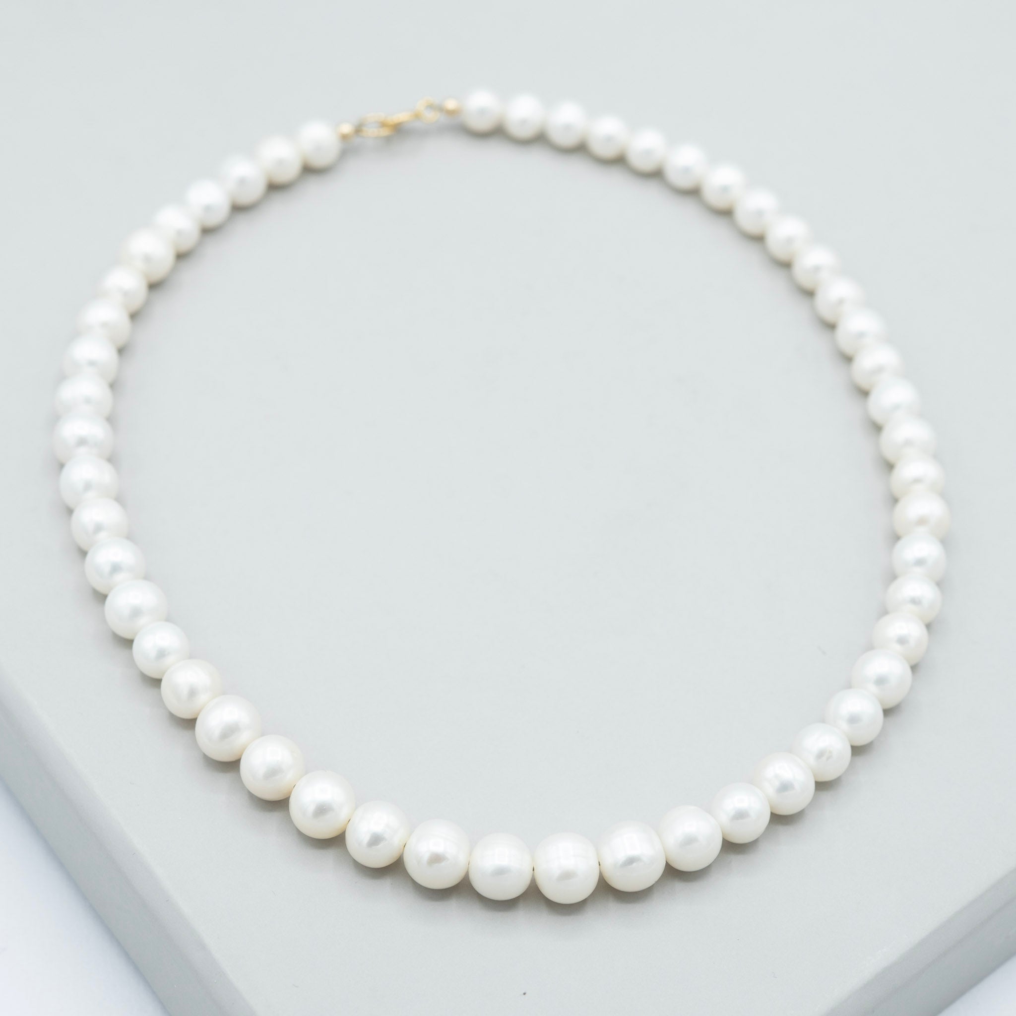 10mm Freshwater Pearl Beaded Necklace