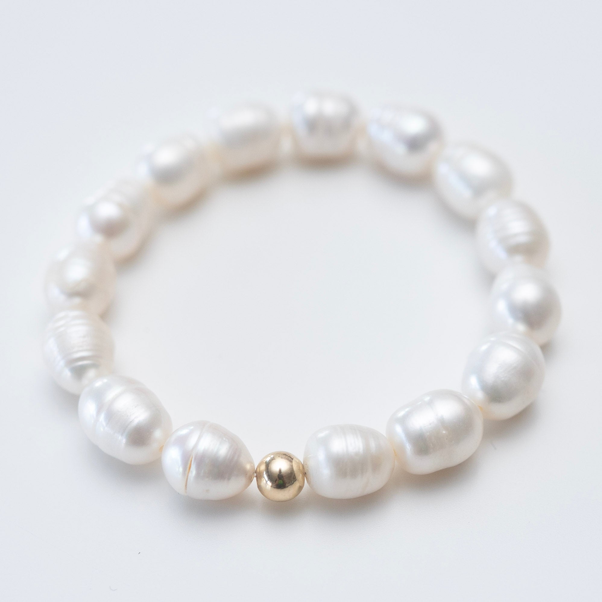 Freshwater Pearl Oval Beaded Bracelet - Jewel Ya
