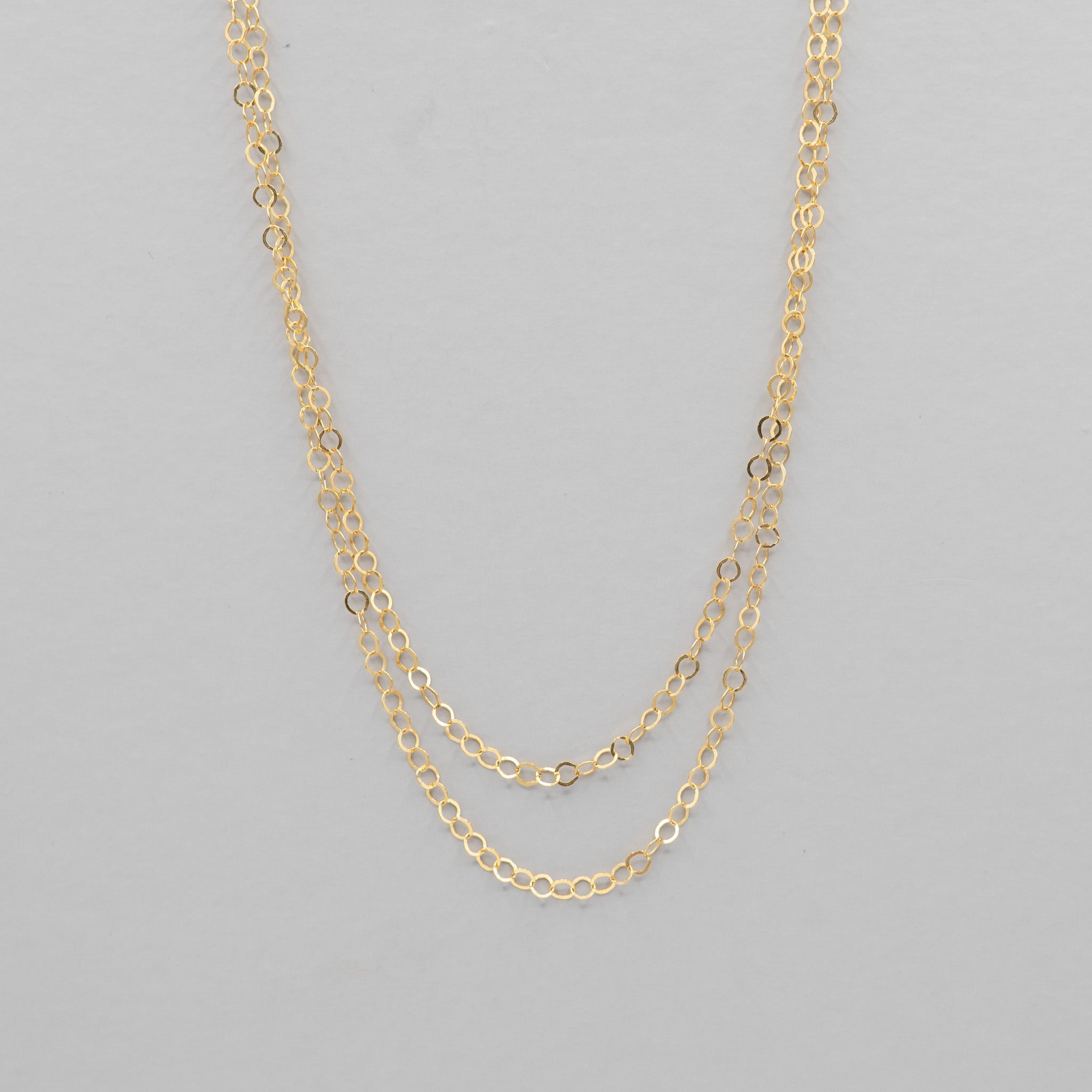 14k Gold Filled 3mm Circle Layering Chain