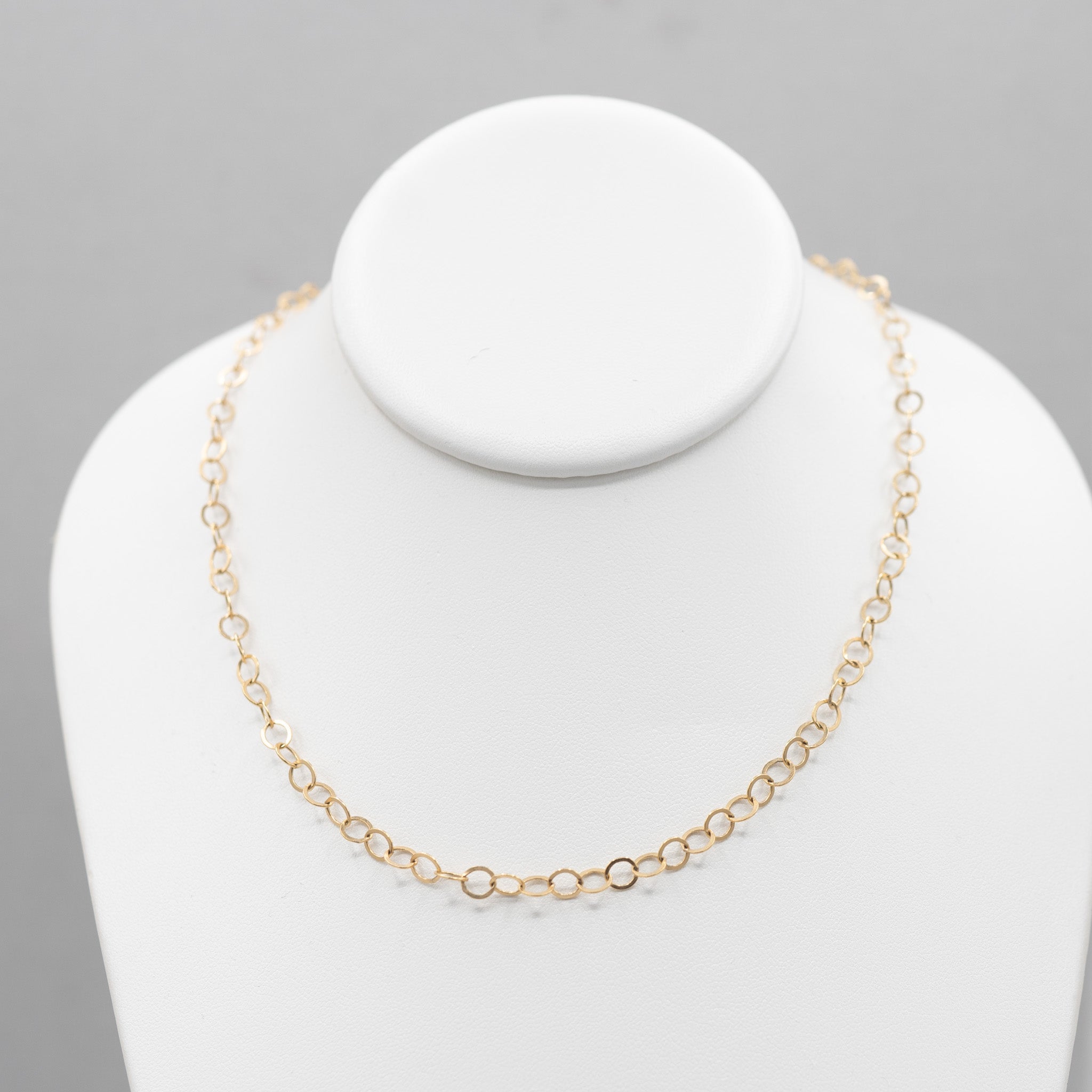 14k Gold Filled 5mm Circle Layering Chain