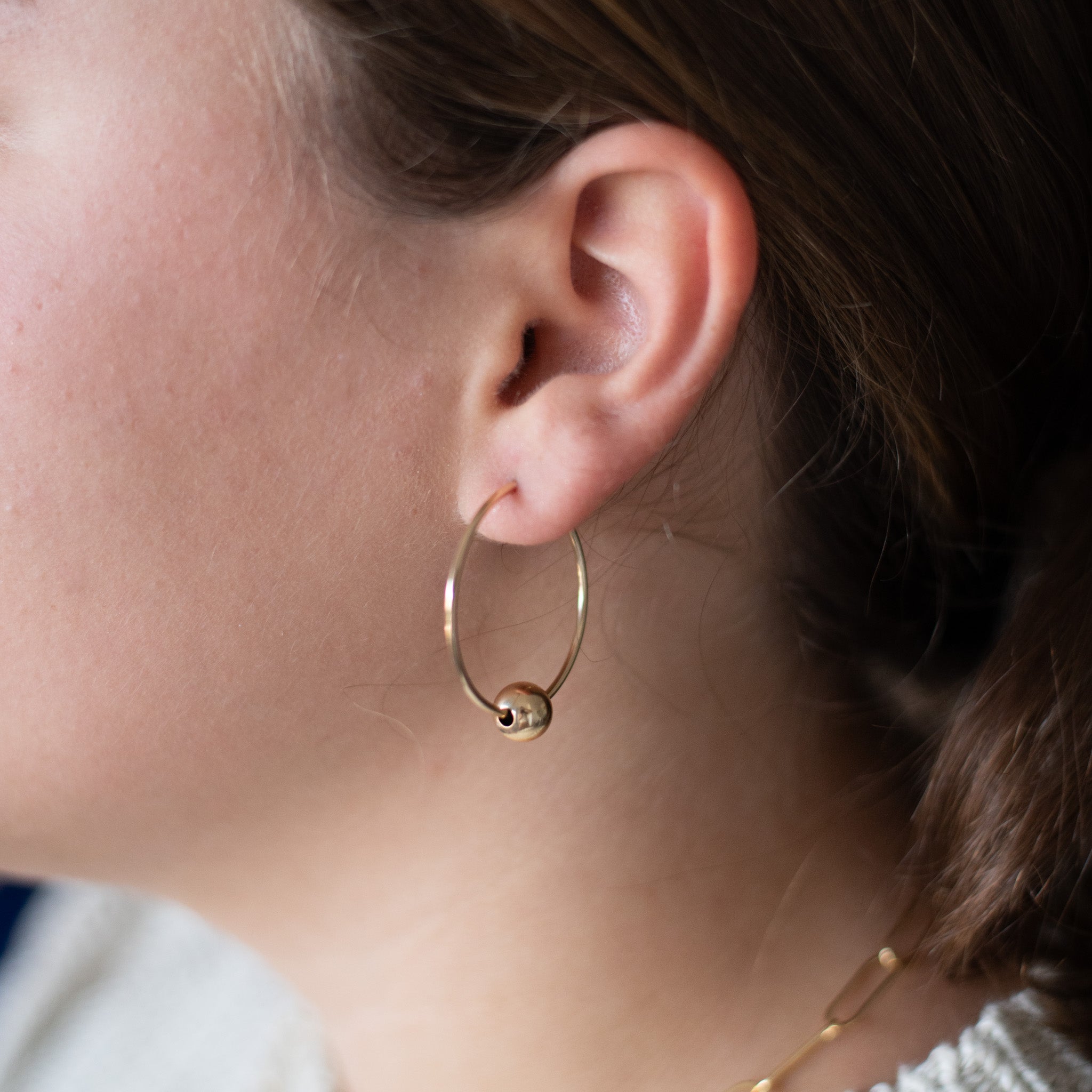 14k Gold Filled Ball Drops - Jewel Ya