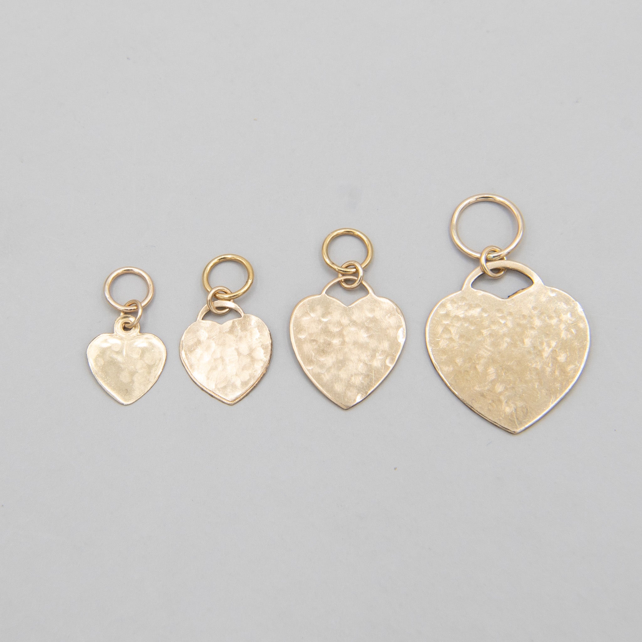14k Gold Filled Heart Charm - Jewel Ya