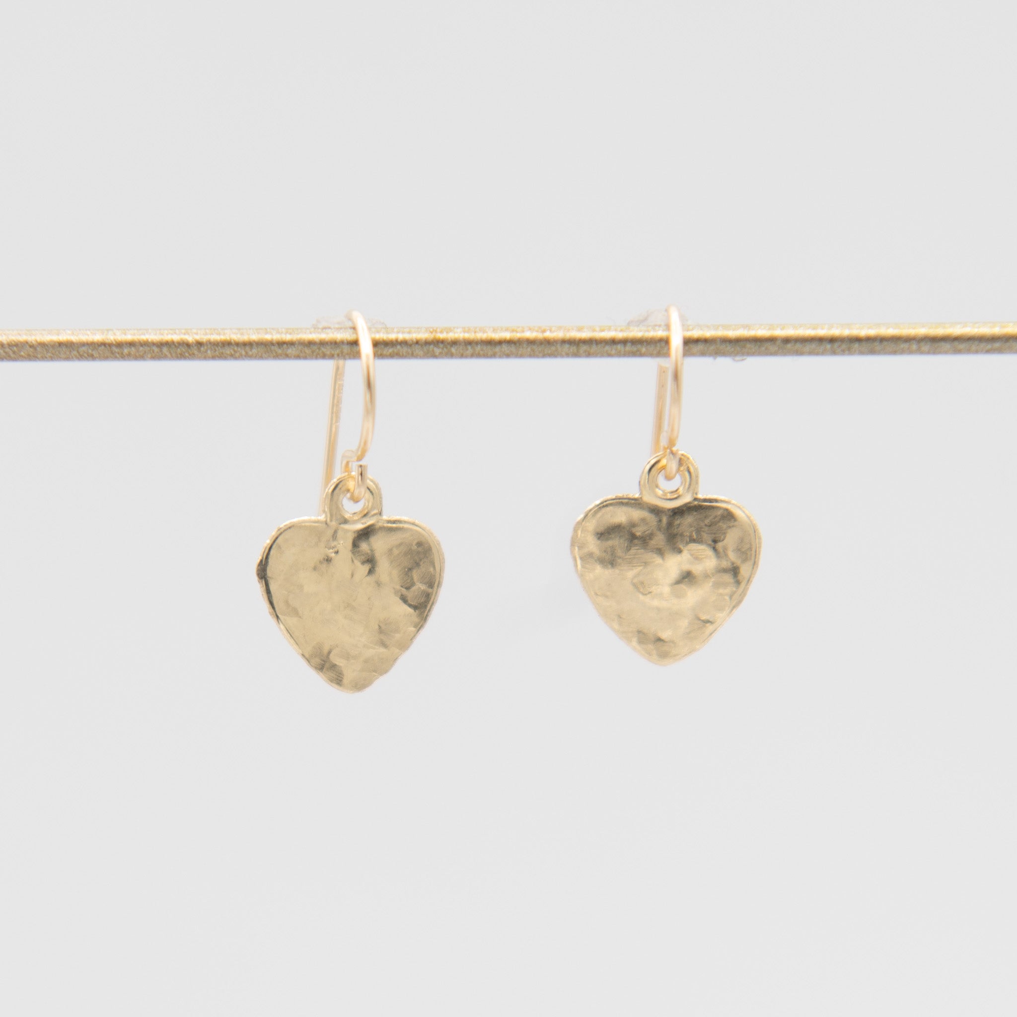 14k Gold Filled Heart Earrings