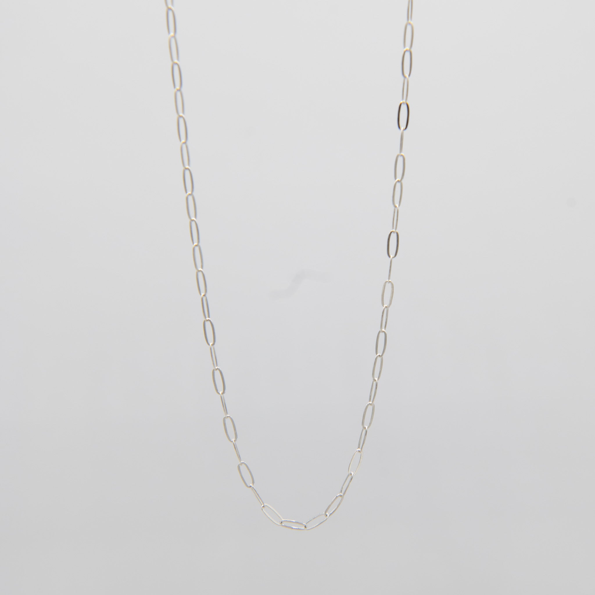 Sterling Silver Petite Paper Clip Layering Chain