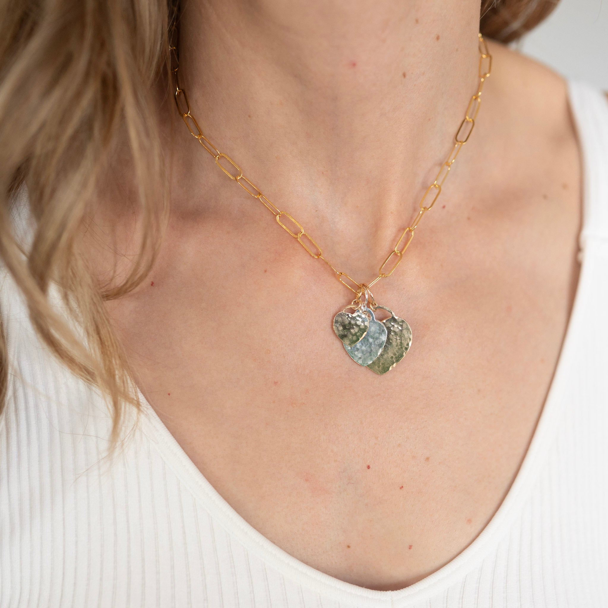 14k Gold Filled Midi Paperclip Layering Chain