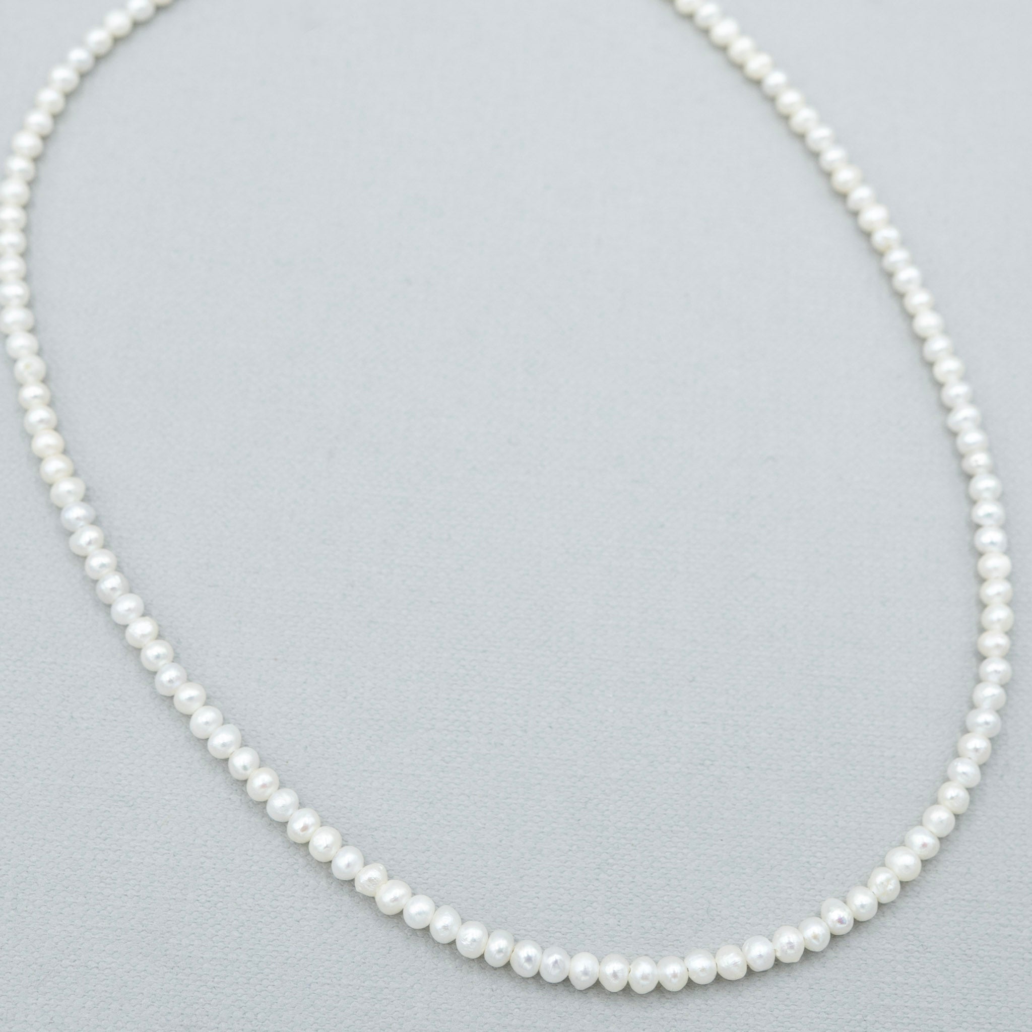 3mm Freshwater Pearl Beaded Necklace