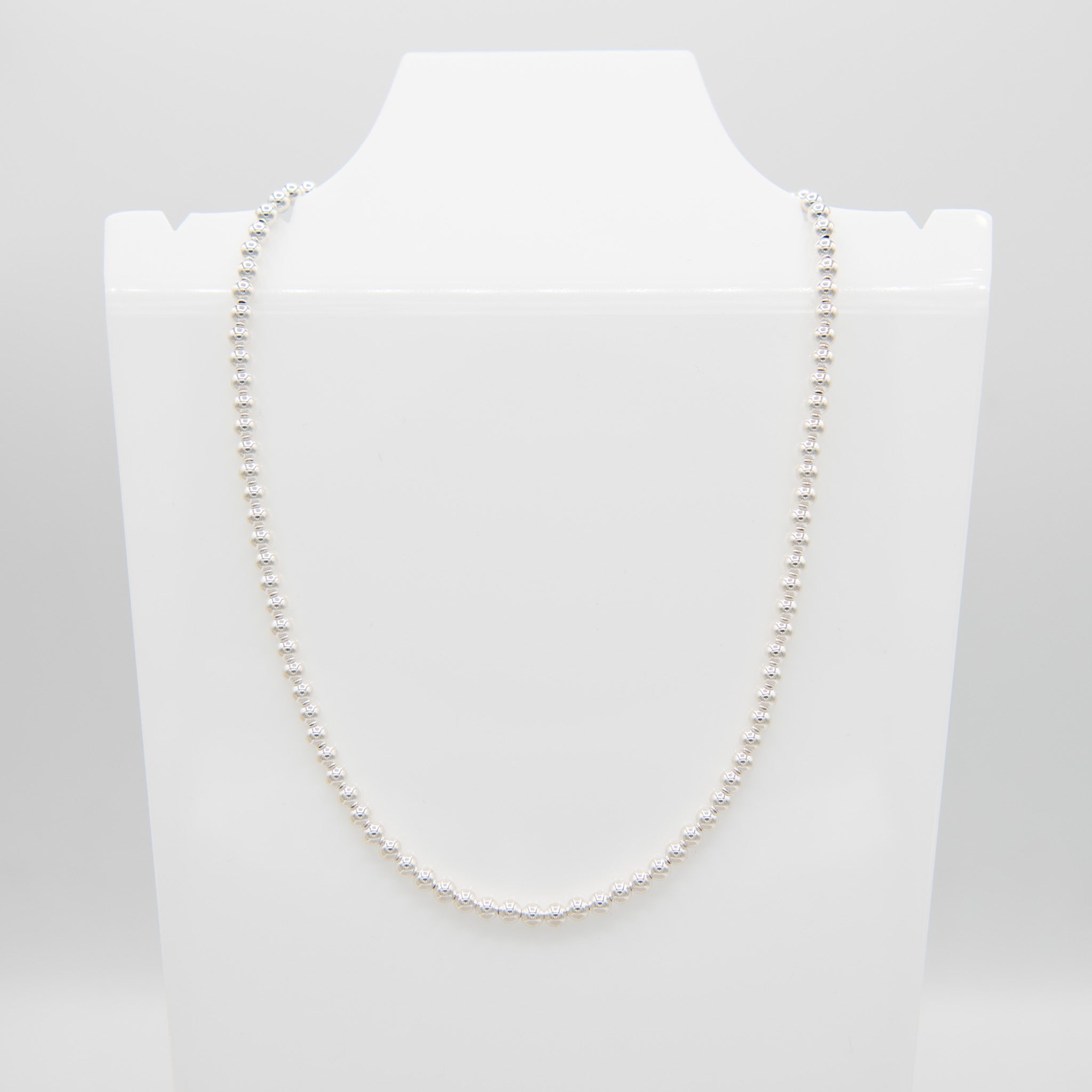 4mm Beaded Lux Necklace