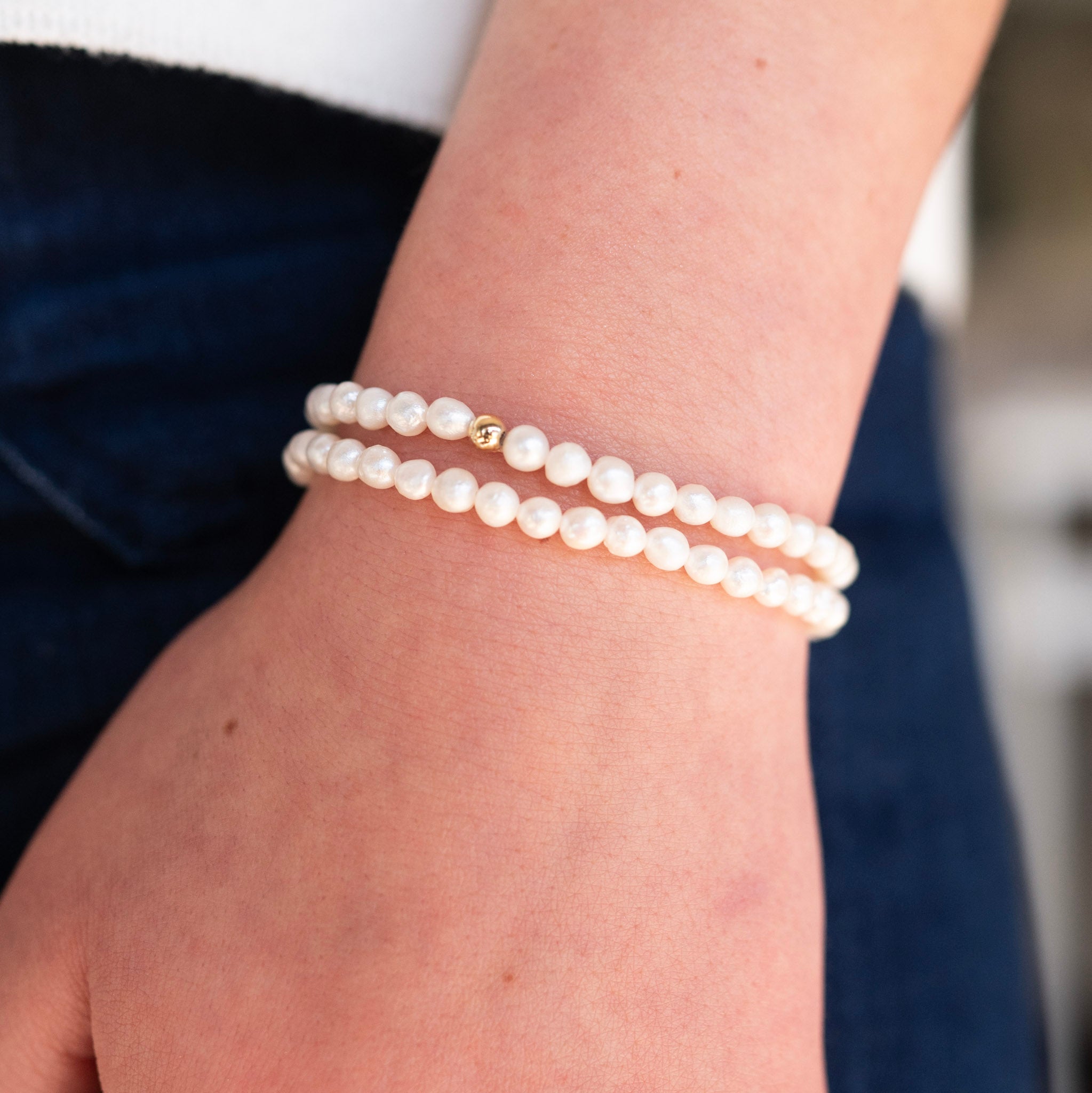 4mm Freshwater Pearl Bracelet