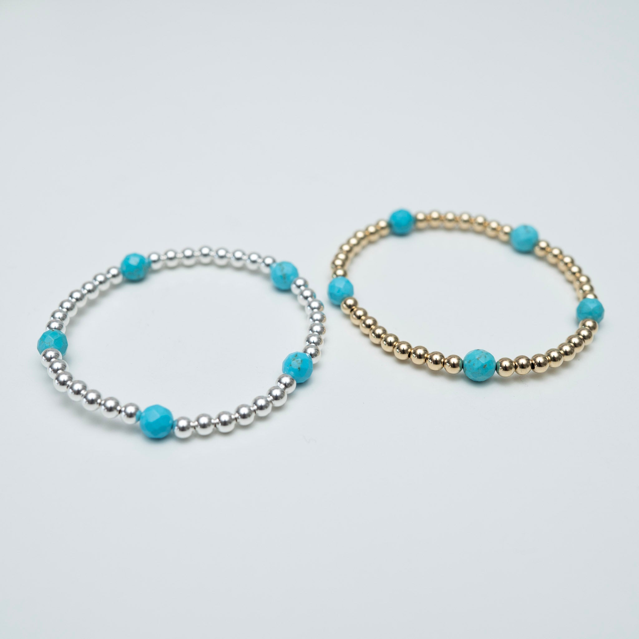 Beaded Lux Turquoise Station Bracelet