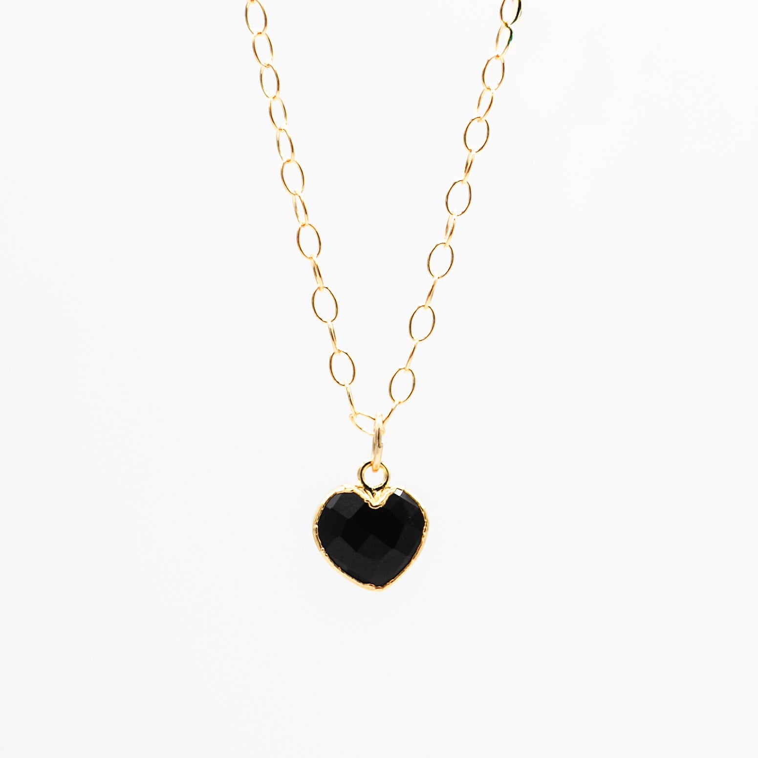 Gemstone Heart Necklace