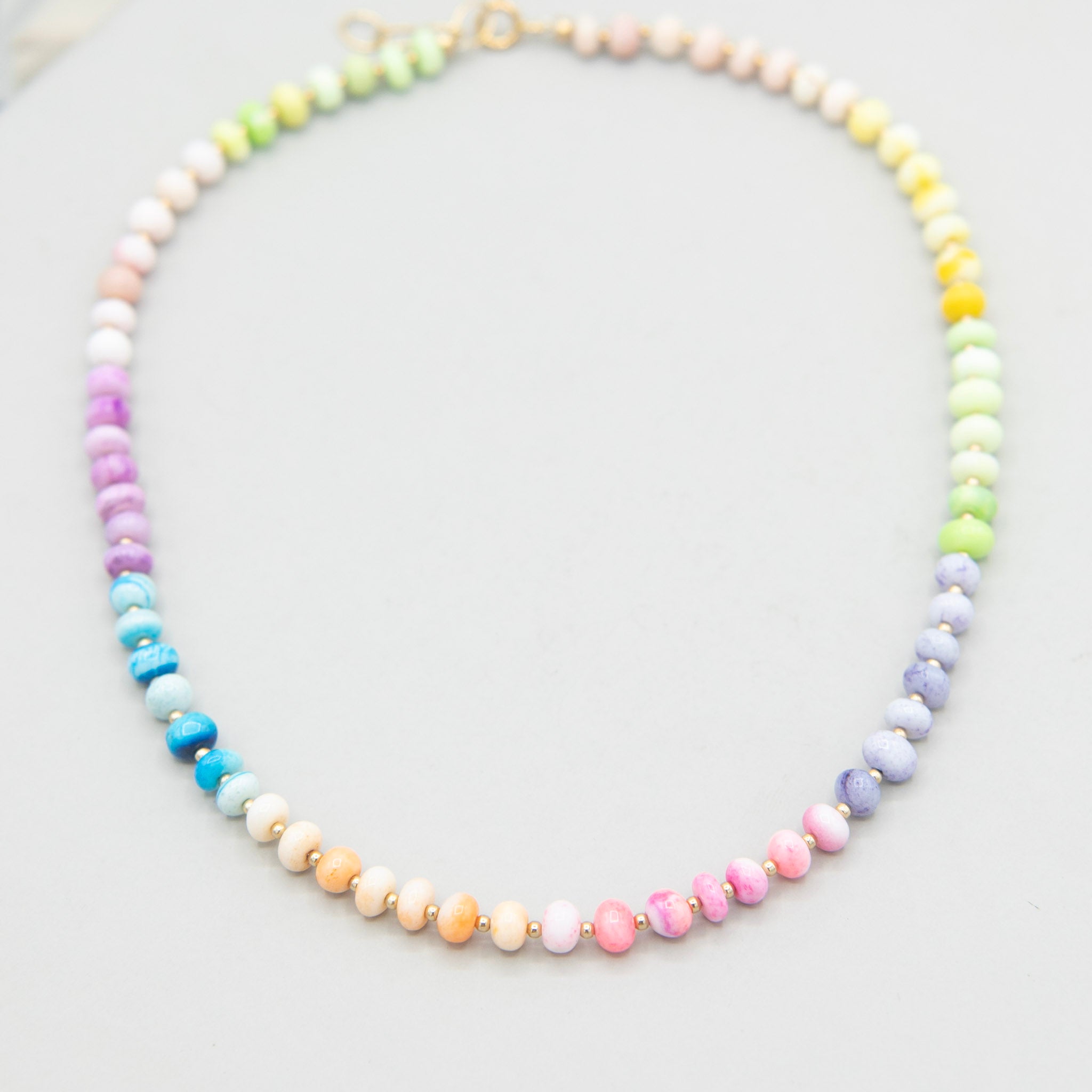 Colorful Peruvian Opal & Beaded Lux Necklace