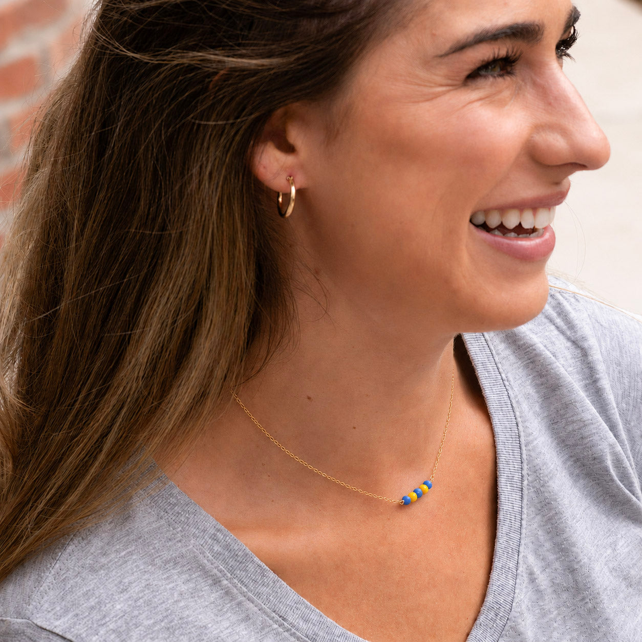 Petite Chain Game Day Necklace - Jewel Ya