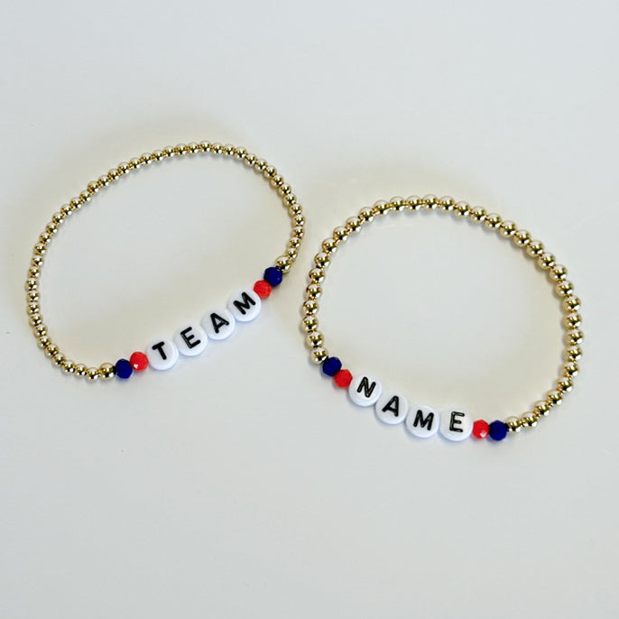 Custom Team Beaded Lux Bracelet - ALS Arizona Fundraiser