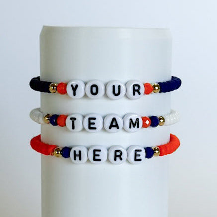 Custom Your Team Name Beaded Bracelets - ALS Arizona Fundraiser