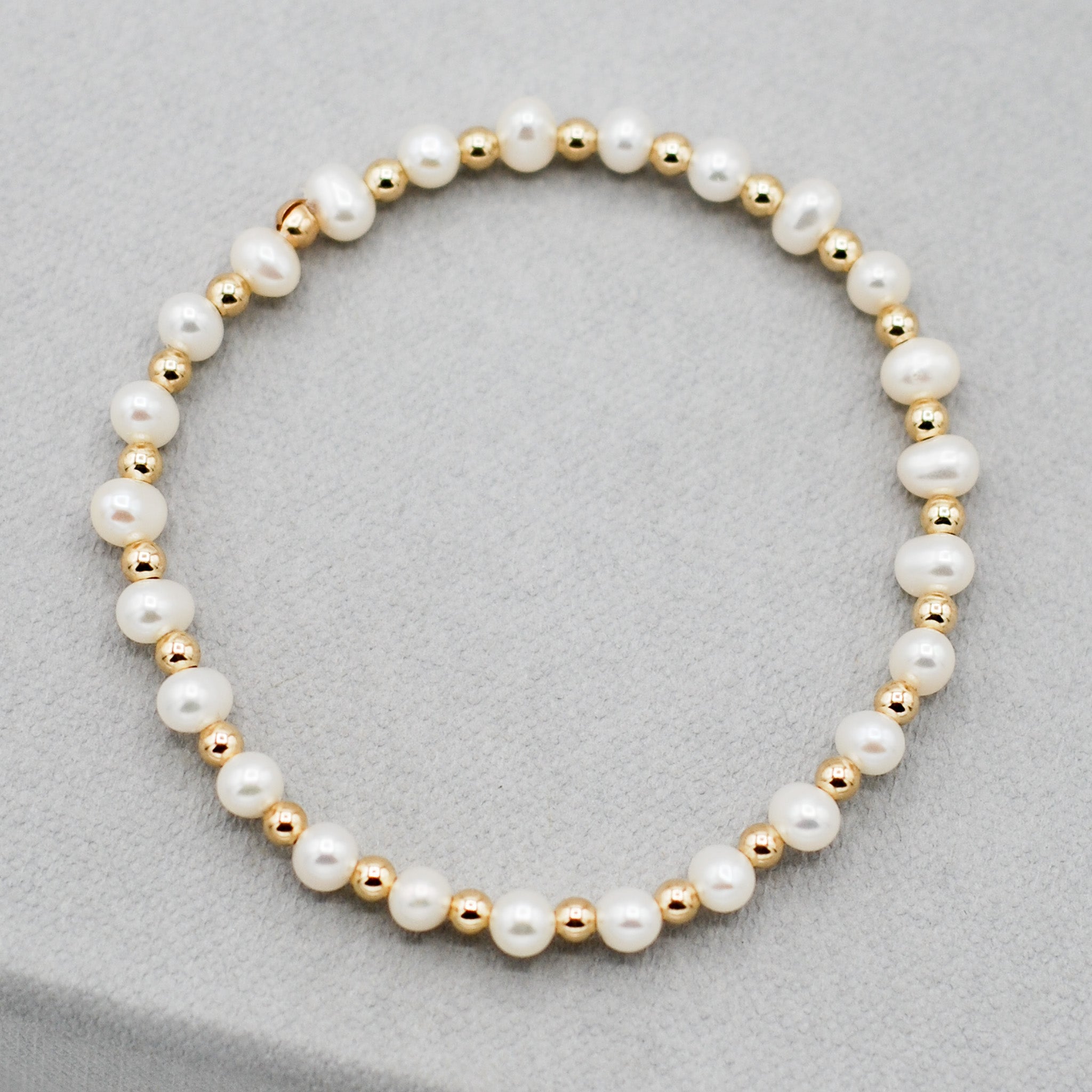 Freshwater Pearl & Beaded Lux Bracelet