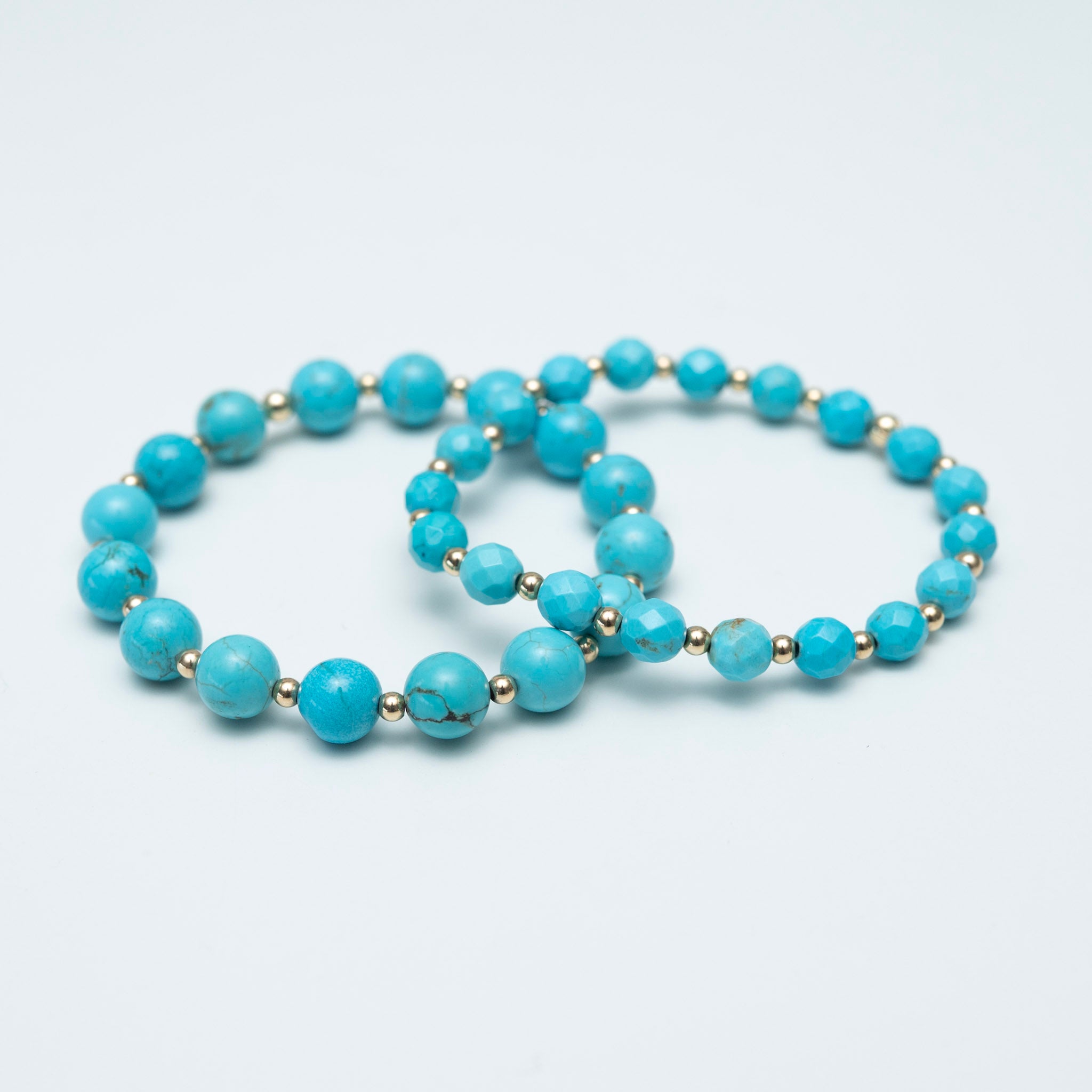Turquoise & Beaded Lux Bracelet