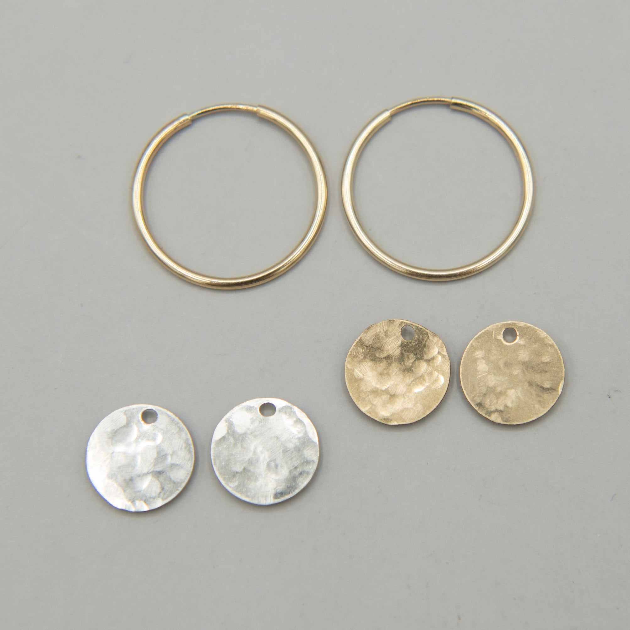 Hoops & Hammered Hoop Drops Set