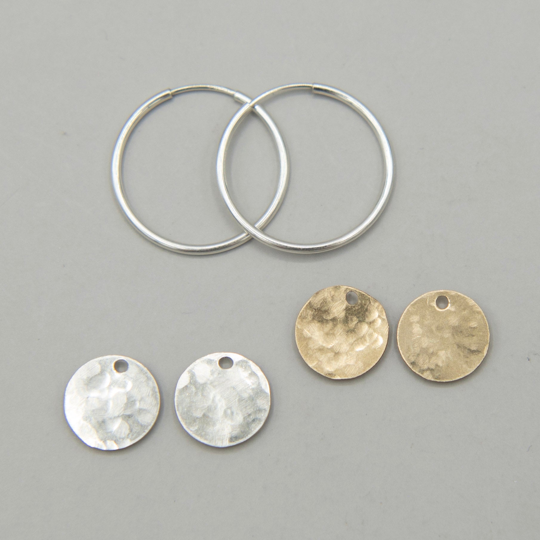 Hoops & Hammered Hoop Drops Set