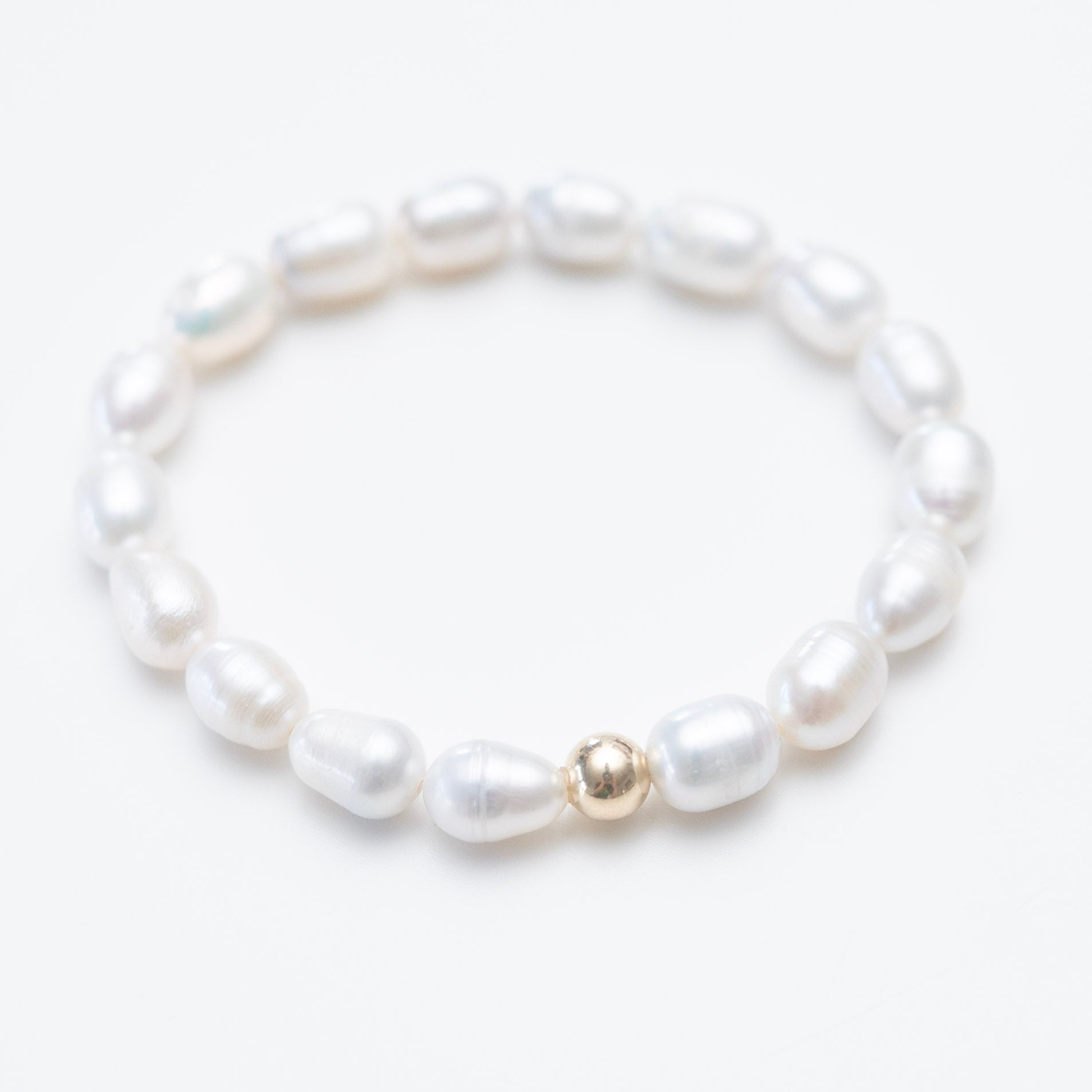 Freshwater Pearl Oval Beaded Bracelet - Jewel Ya