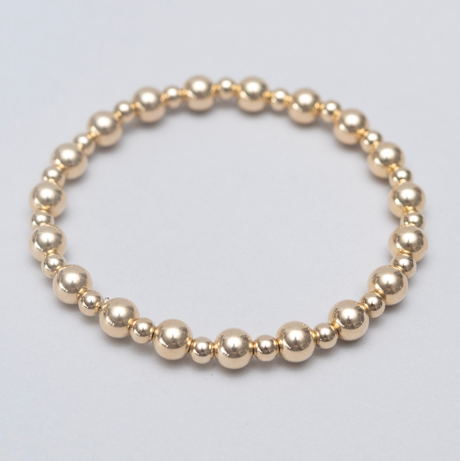4mm & 6mm Beaded Bracelet