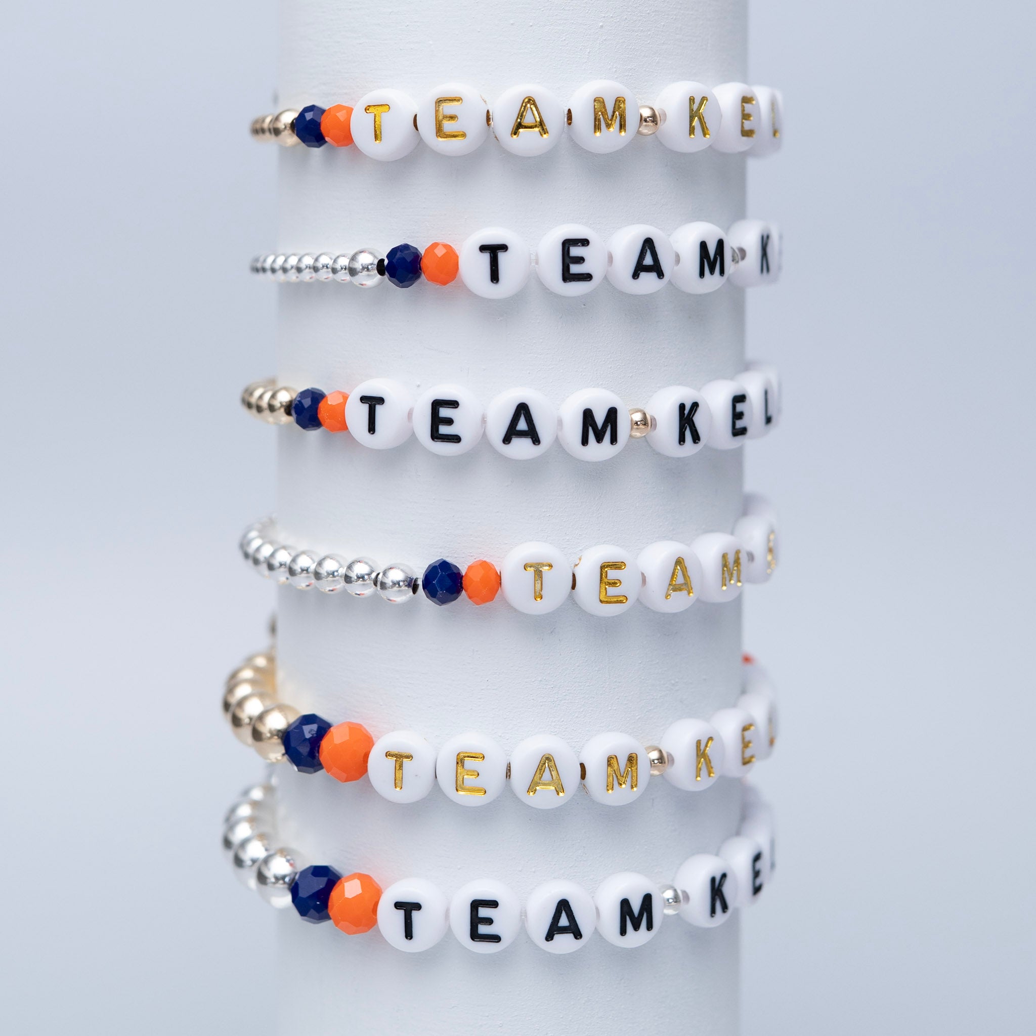 'Team Kelly' Beaded Lux Bracelet - ALS Fundraiser
