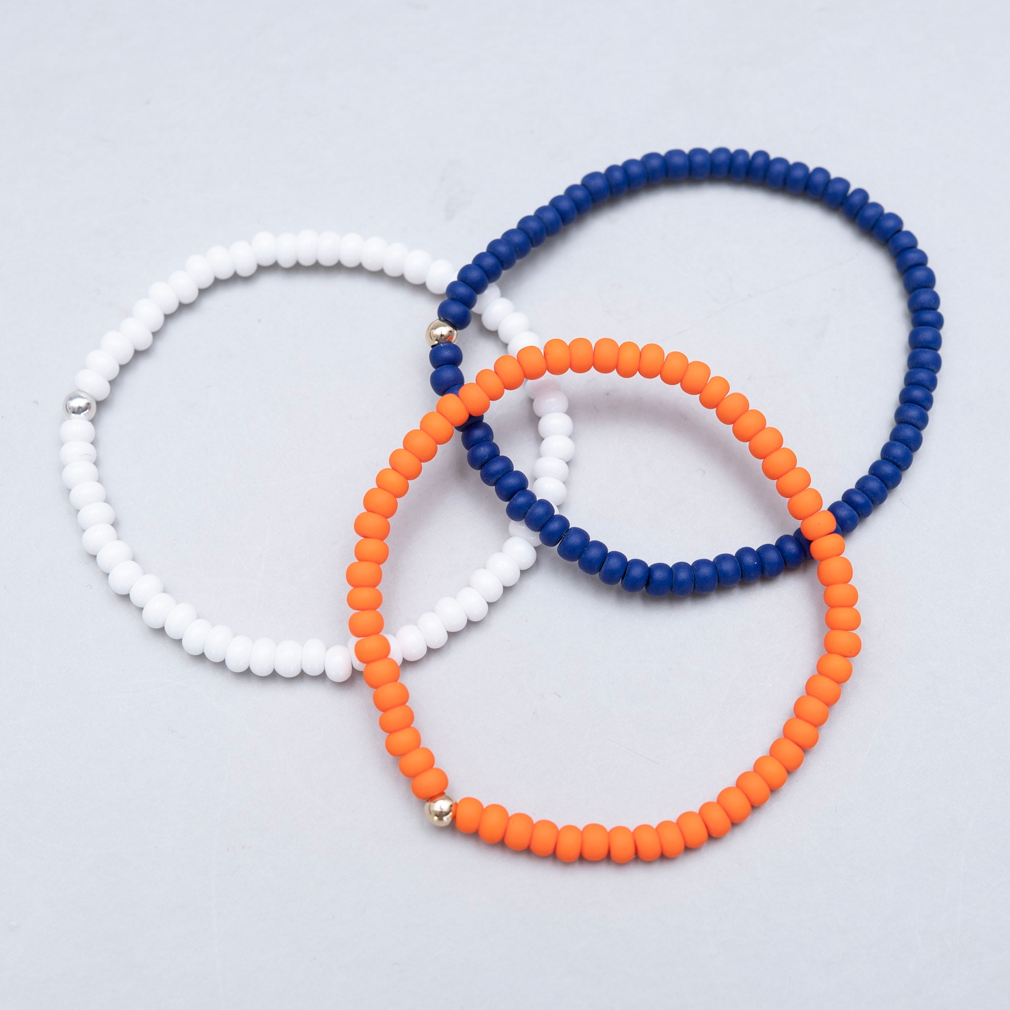 Seed Bead Trio Bracelet Set - ALS Fundraiser
